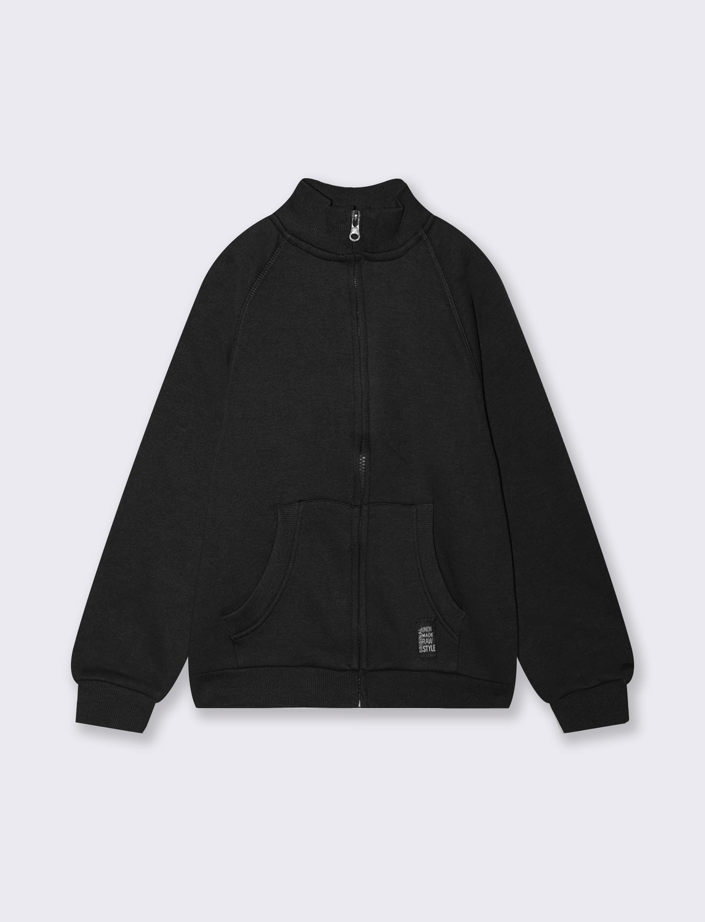 FELPA CON ZIP - Nero