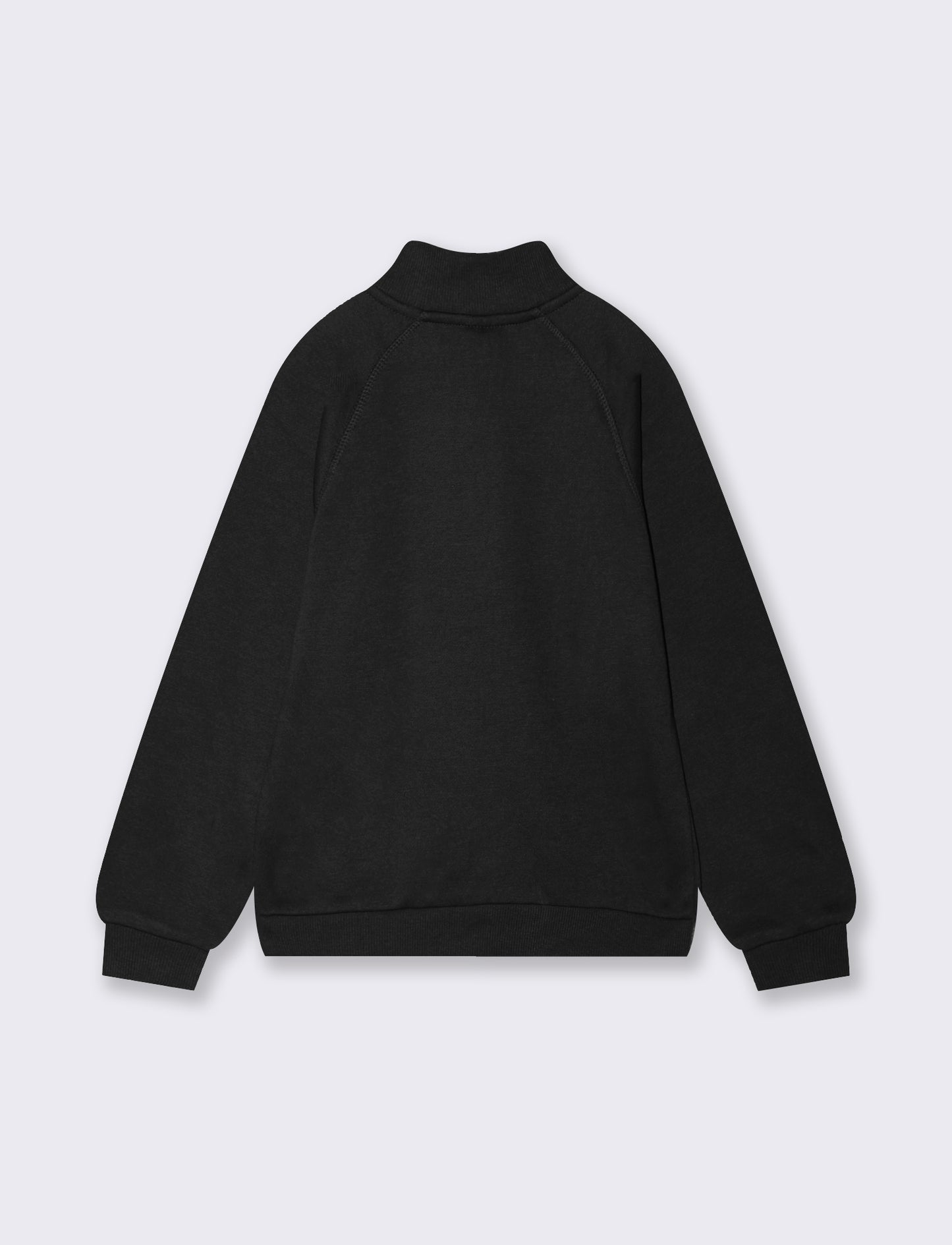 FELPA CON ZIP - Nero