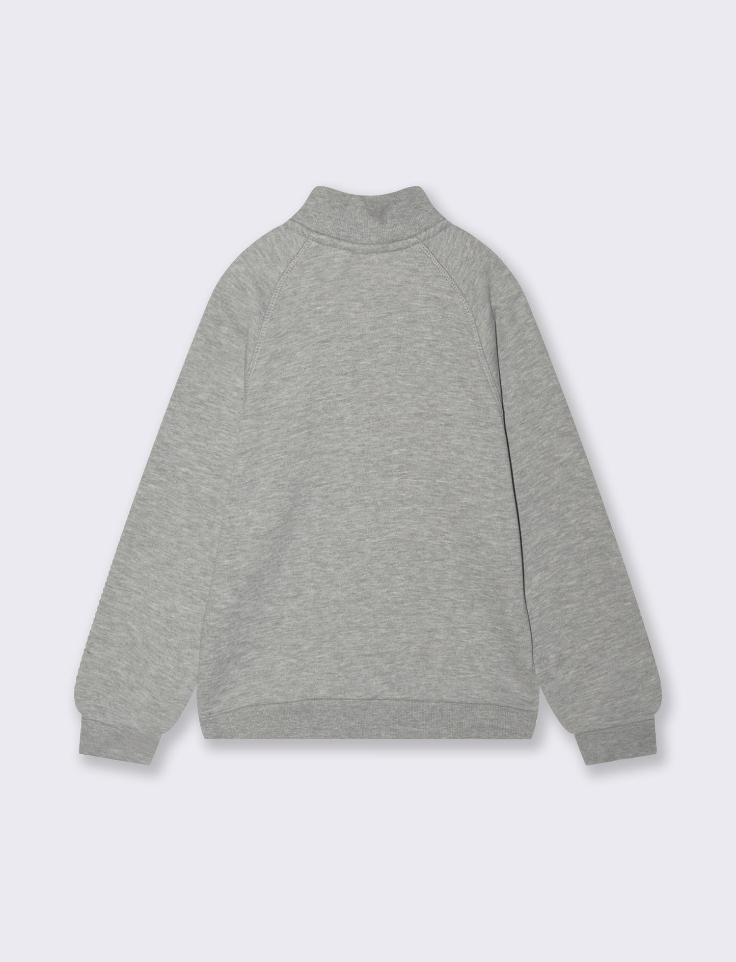 FELPA CON ZIP - Grigio mel.