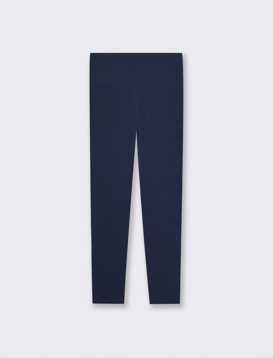 Leggins Basico Vita Alta Skinny - Blu