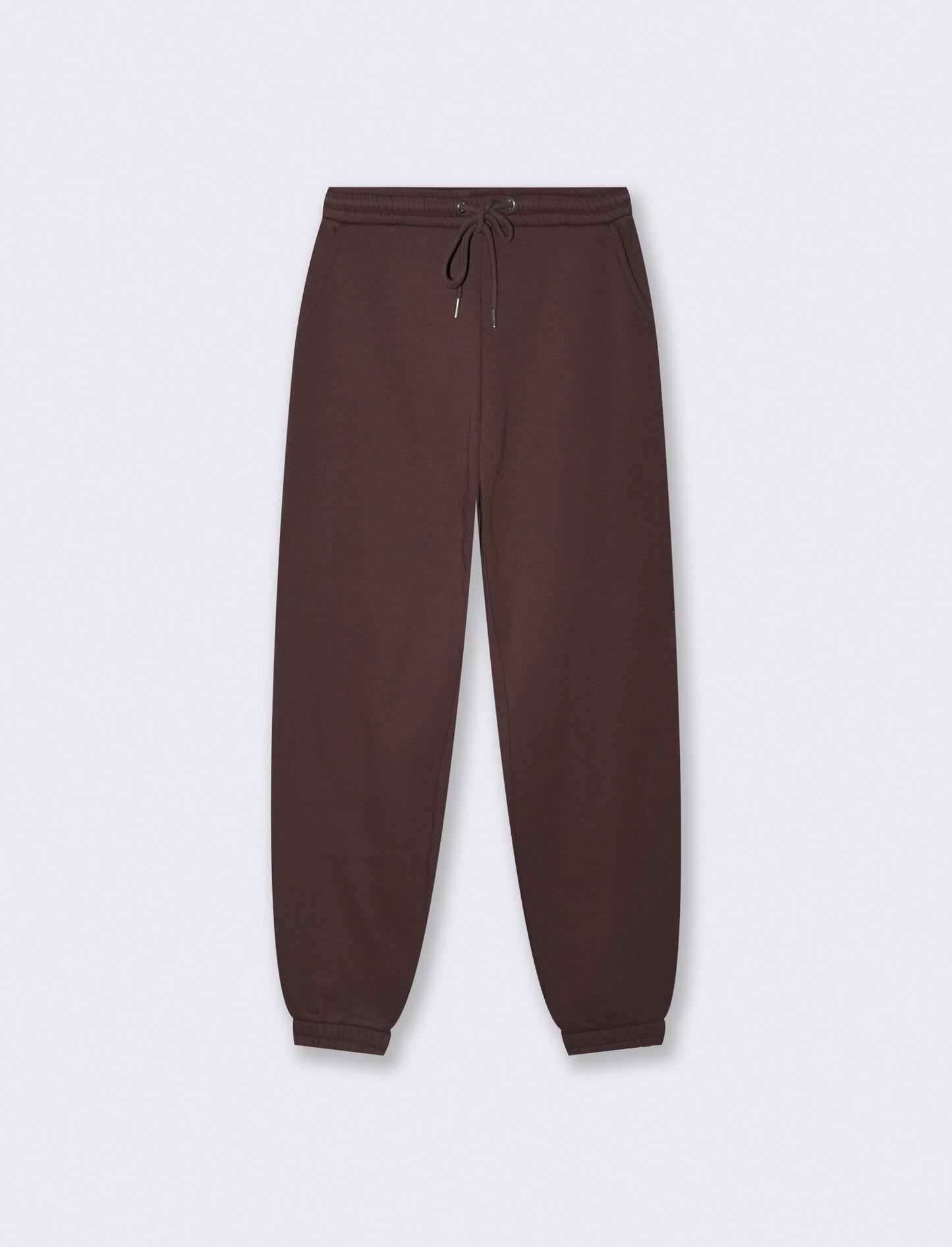 Jogger Basico Garzato con Cordoncino - Moro