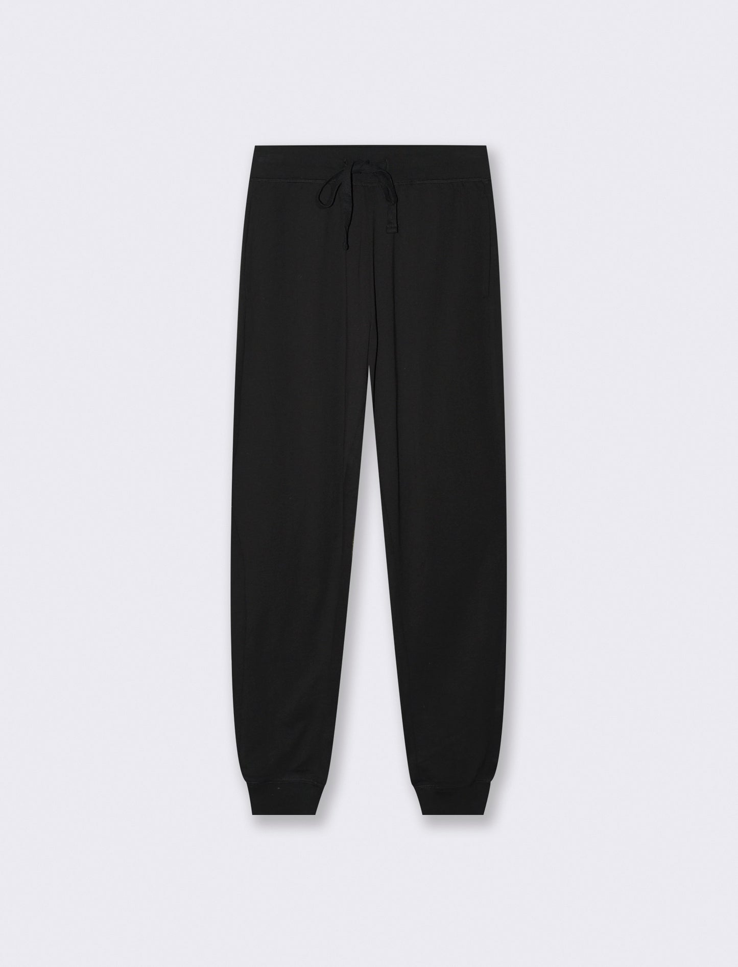 JOGGER BASICO CON ELASTICO E CULISSE - Nero