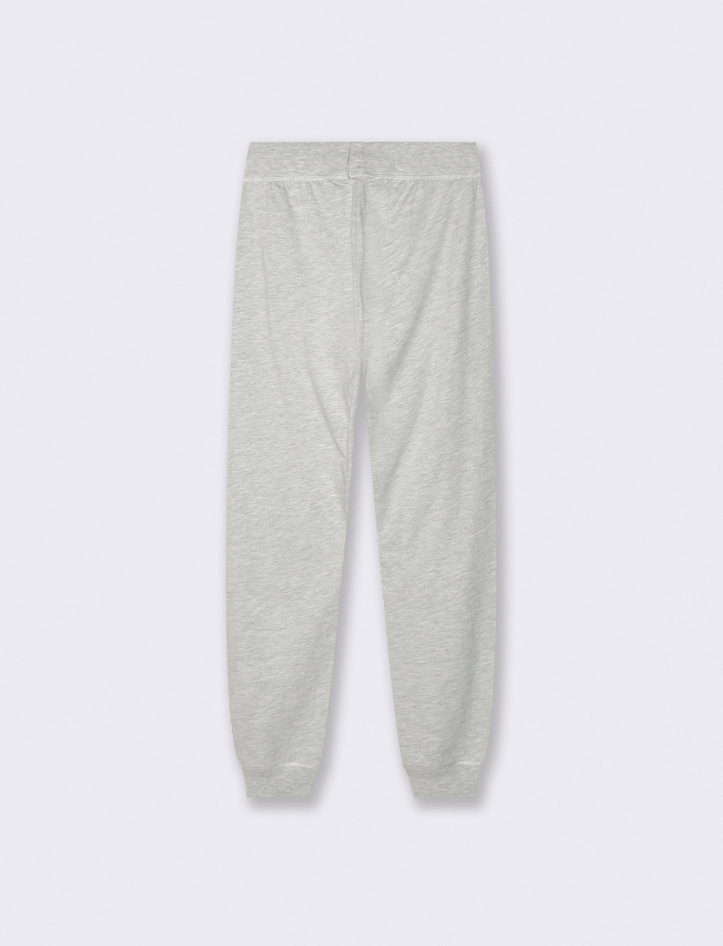 JOGGER BASICO CON ELASTICO E CULISSE - Grigio