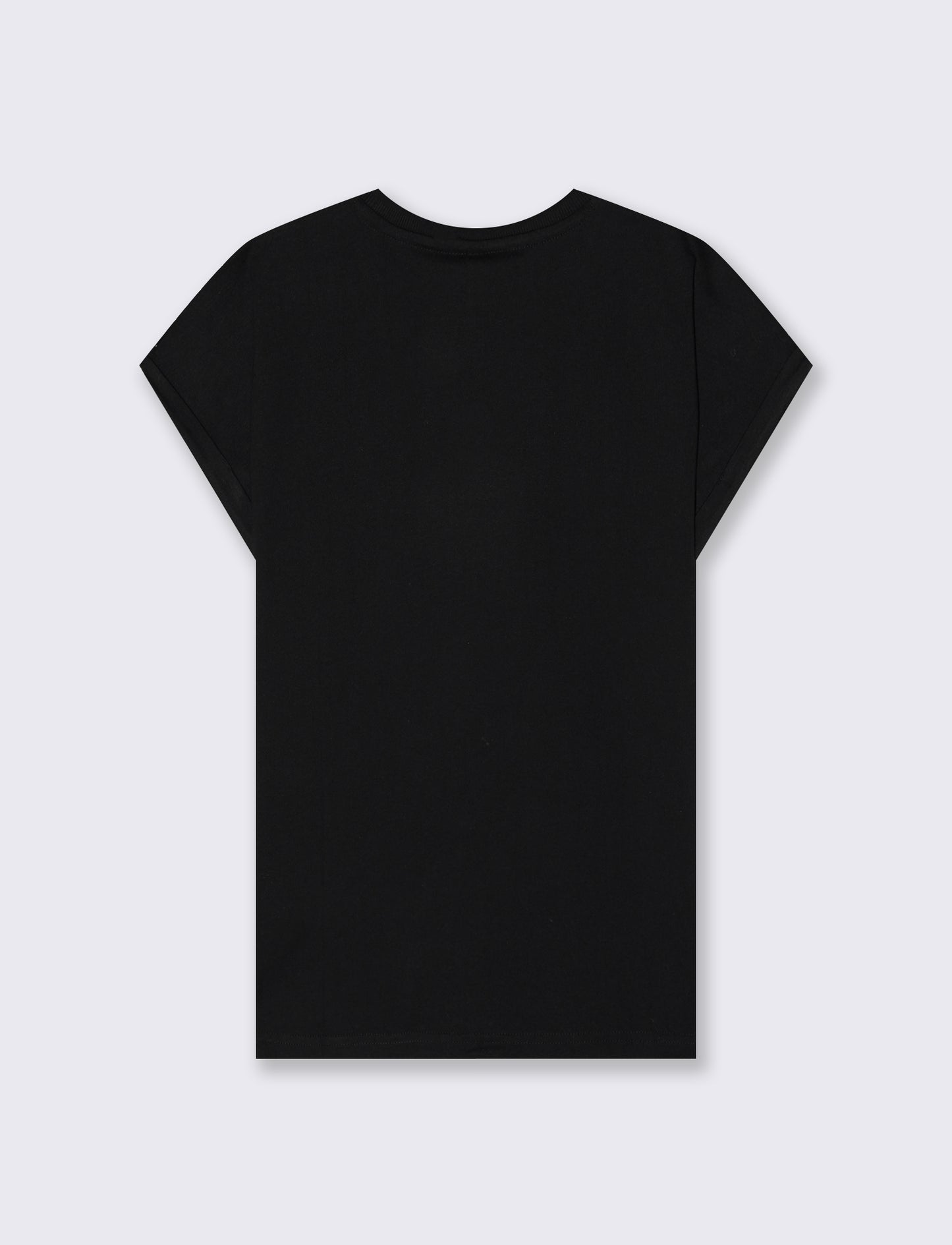 T-Shirt Manica Corta con Stampa e Spalle Scesa - var 3
