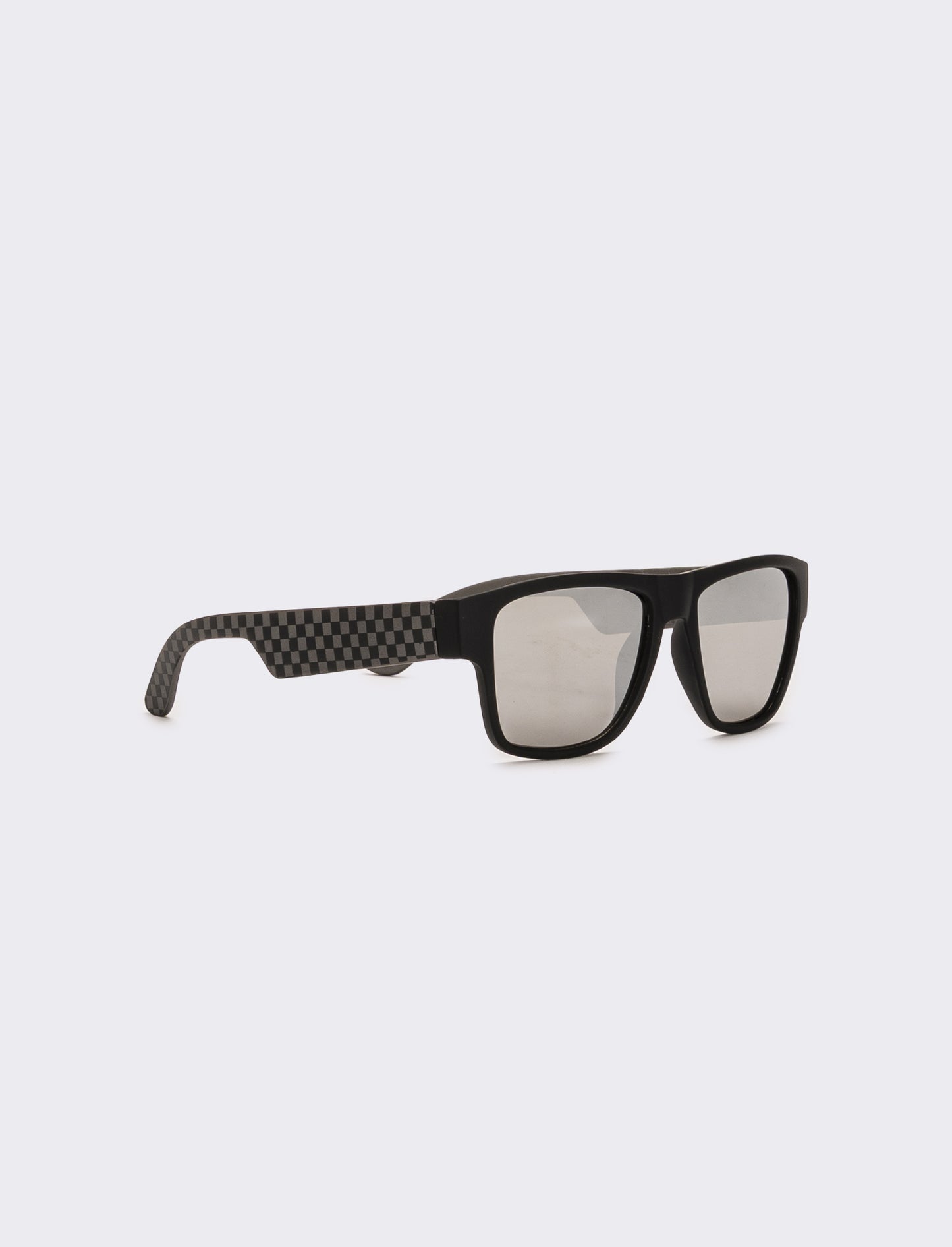 Occhiali da sole con lente a specchio opachi - Nero