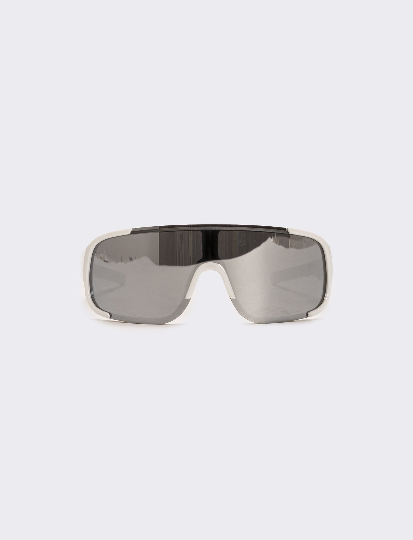Occhiali a maschera con lente a specchio - Bianco