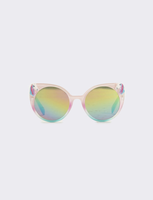 Occhiali da sole con unicorno bambina - Multicolore