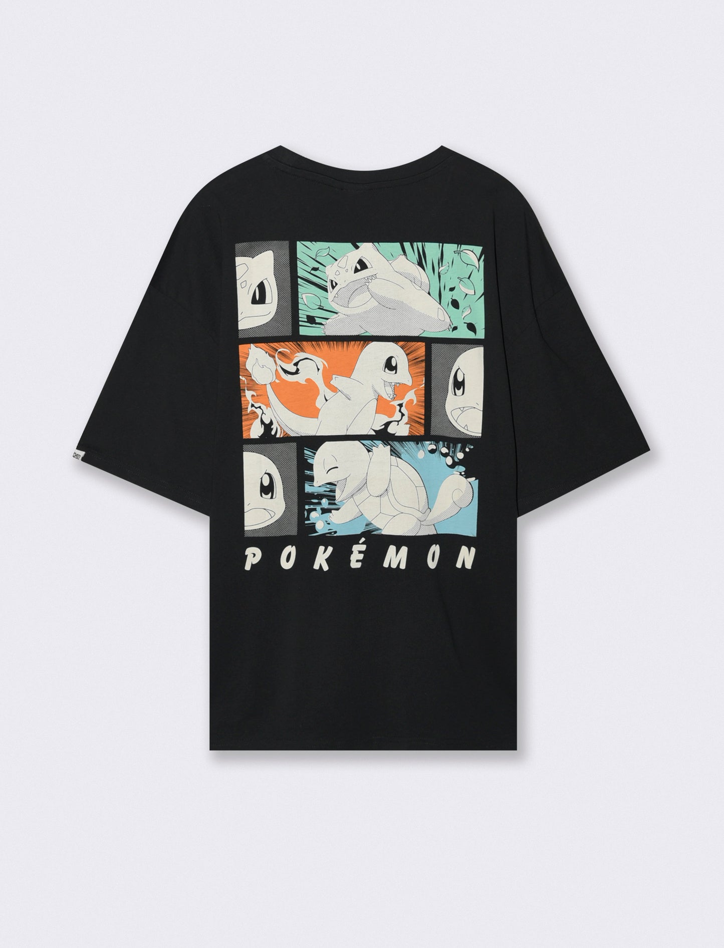 T-SHIRT STAMPA POKèMON - Nero