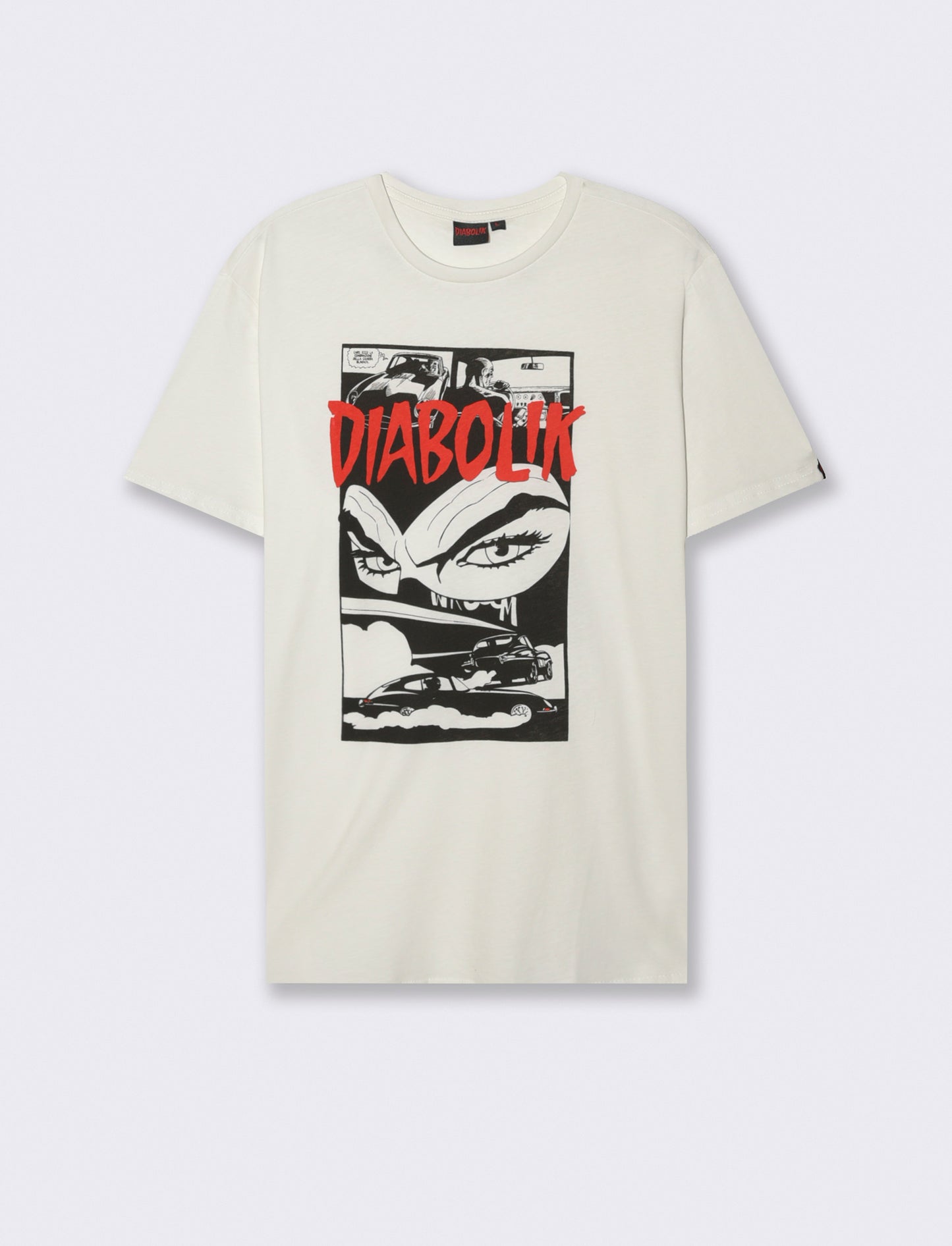 T-SHIRT STAMPA DIABOLIK - Bianco