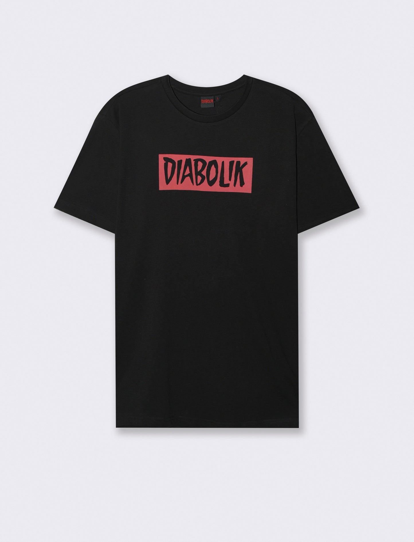T-SHIRT STAMPA DIABOLIK - Nero