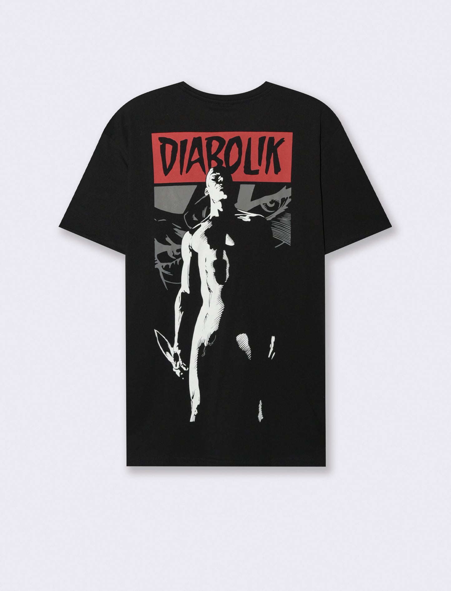 T-SHIRT STAMPA DIABOLIK - Nero