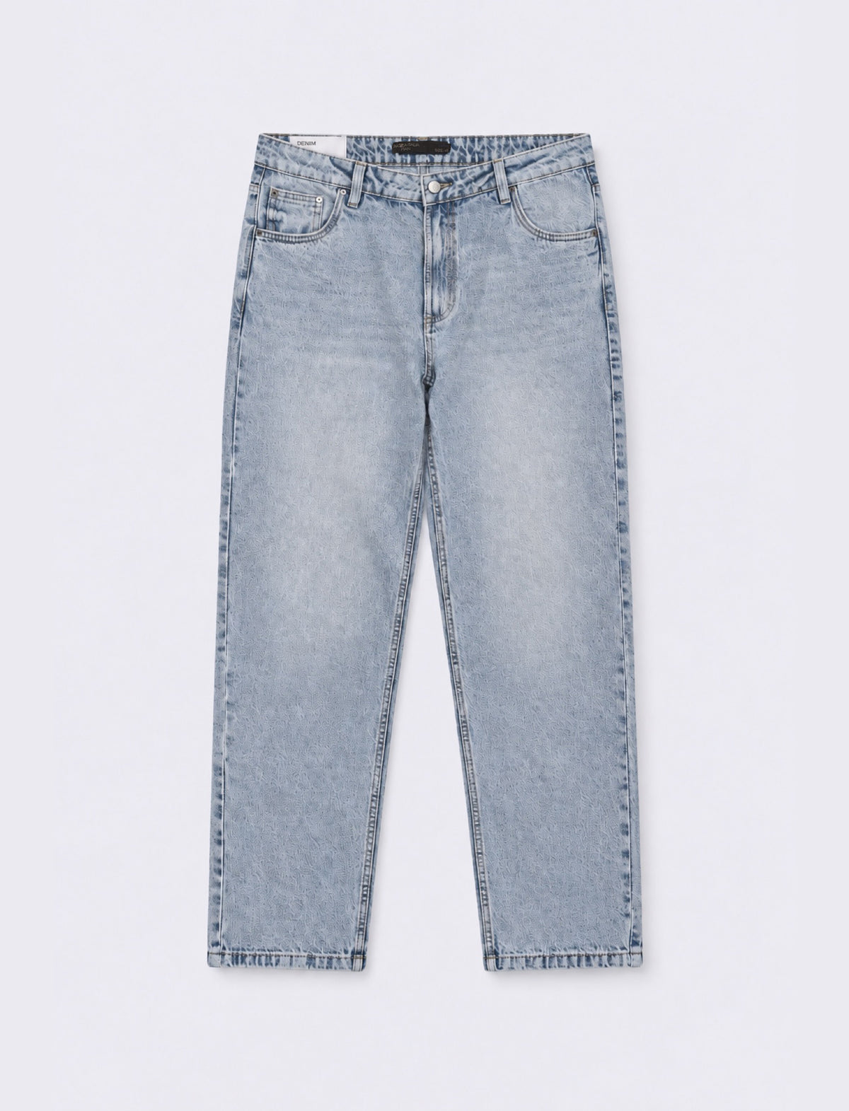 JEANS BAGGY FIT BLU MEDIO - Denim