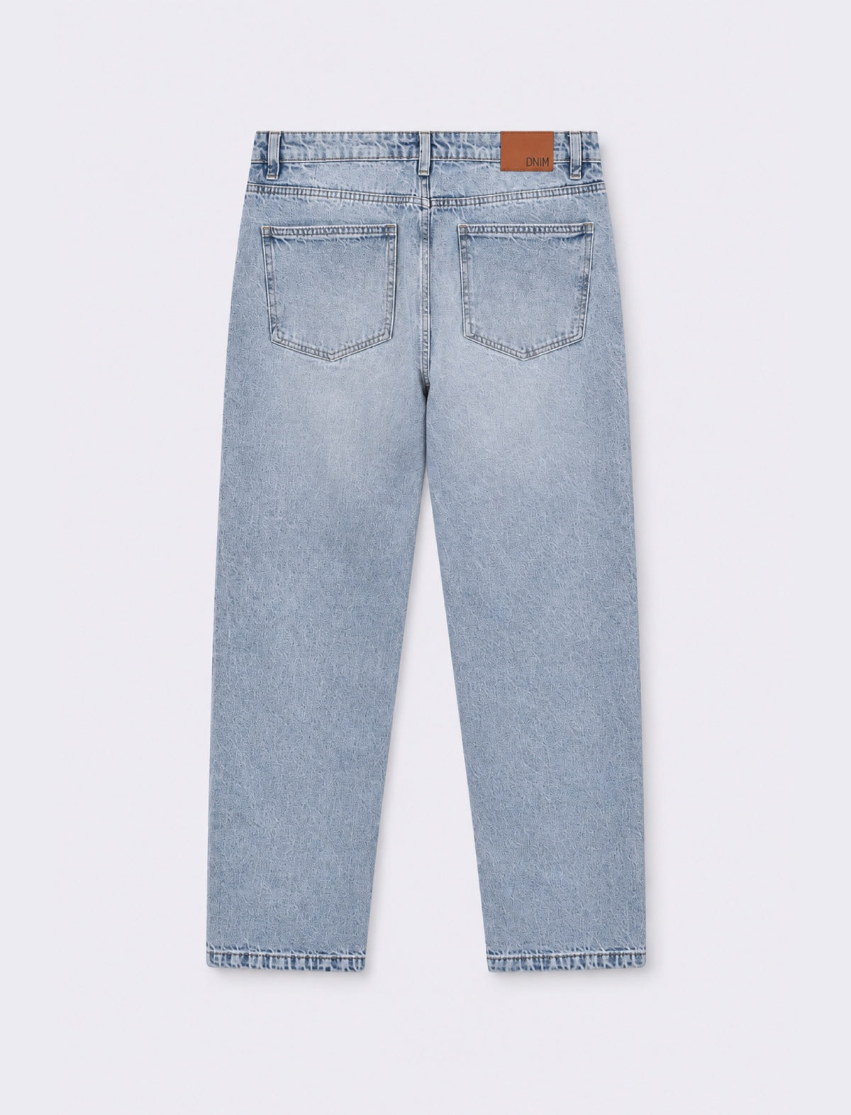 JEANS BAGGY FIT BLU MEDIO - Denim