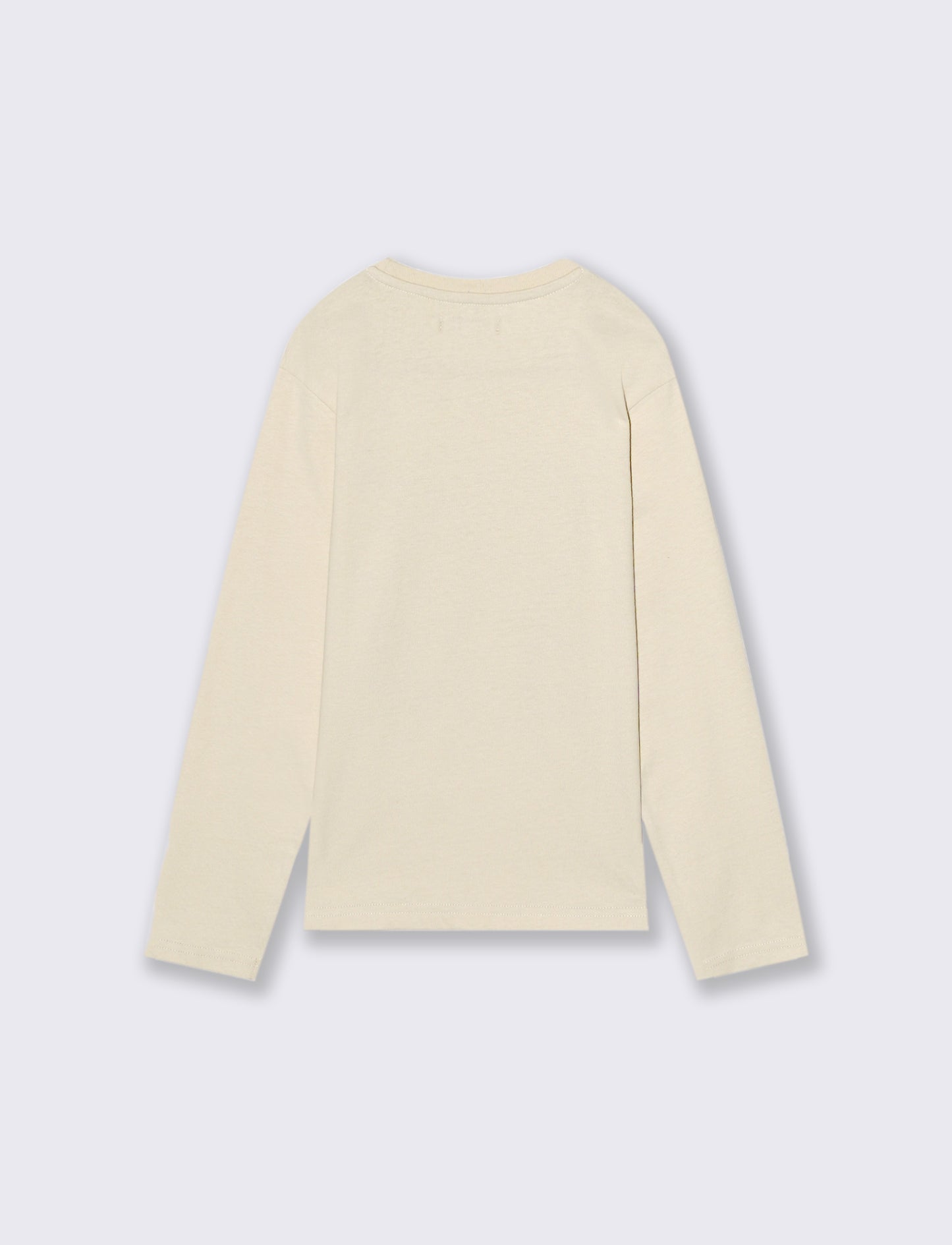 T-SHIRT IN JERSEY DI COTONE - Beige