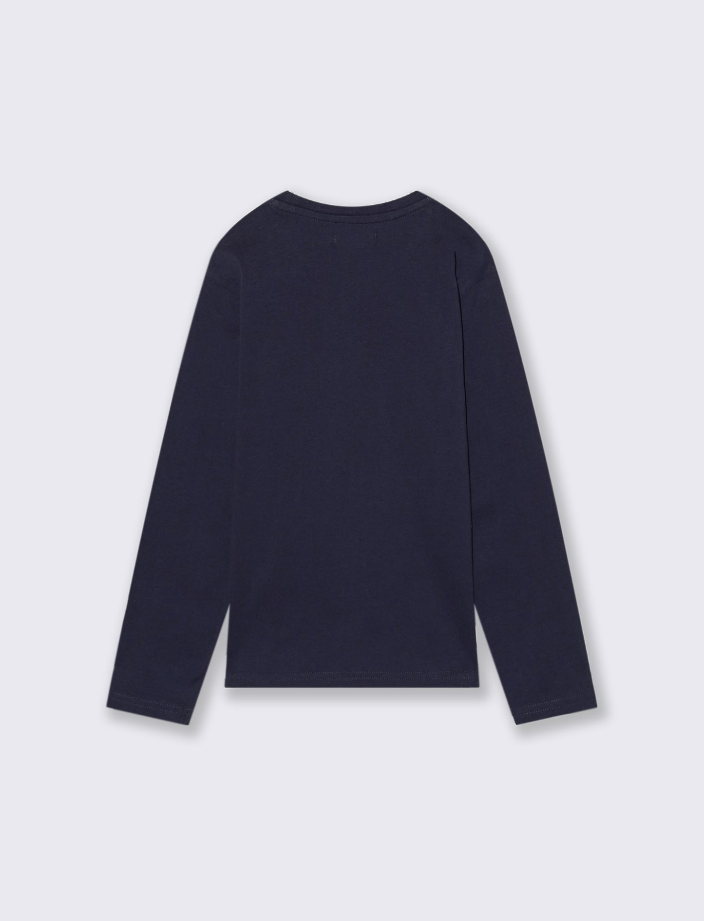 T-SHIRT IN JERSEY CON STAMPA - Blu