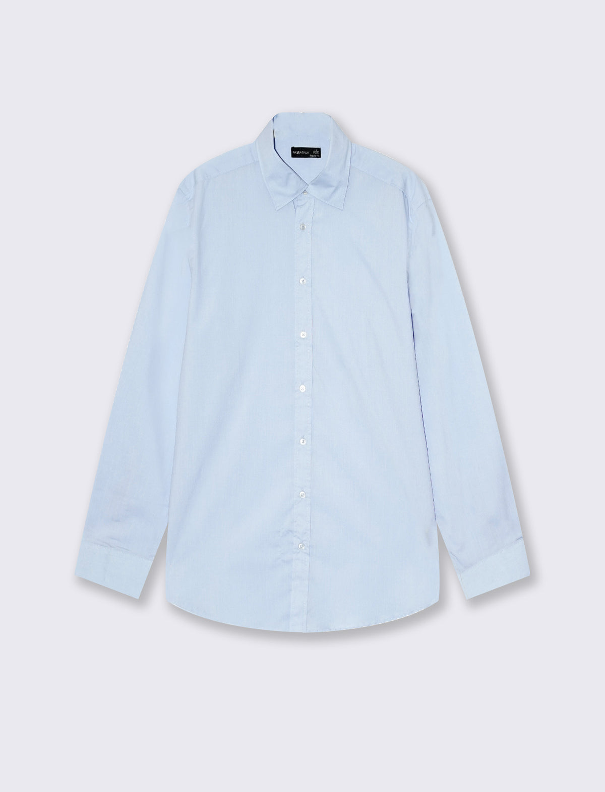 CAMICIA BASIC REGULAR FIT EASY IRON - Celeste