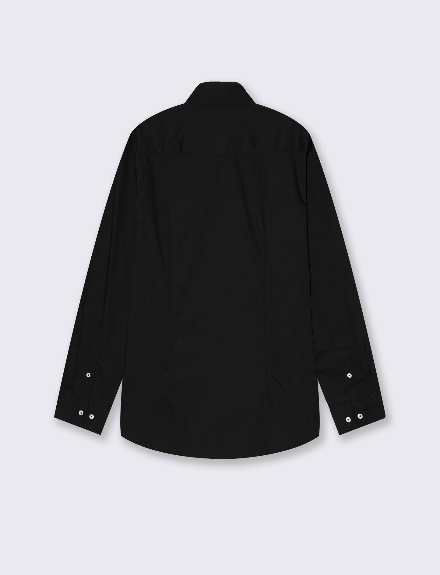 CAMICIA BASIC REGULAR FIT EASY IRON - Nero