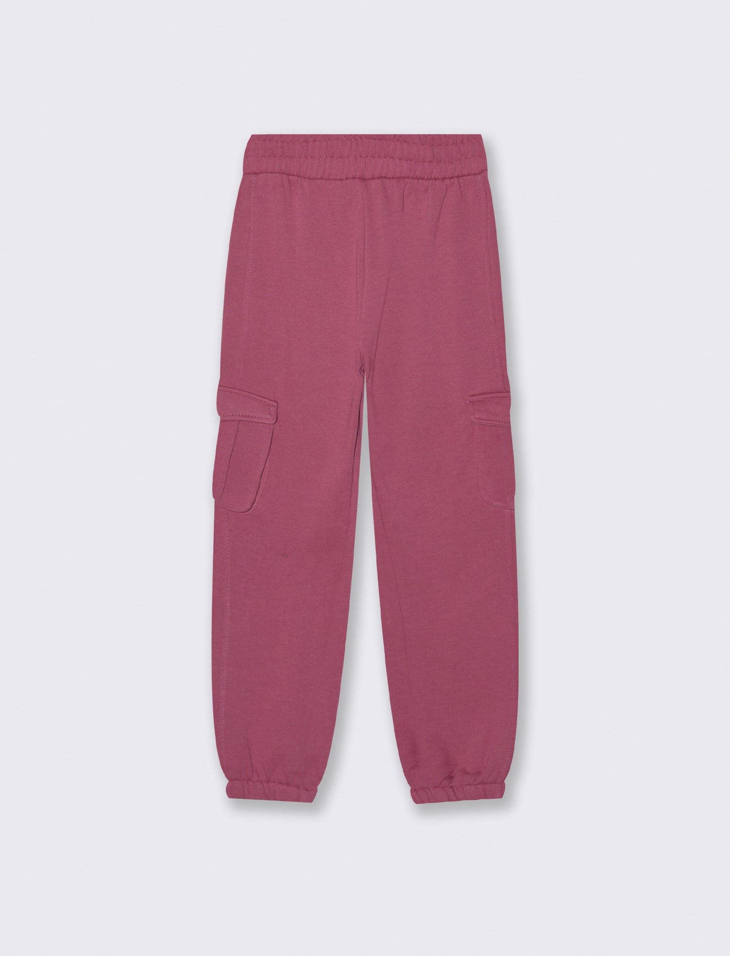 Jogger da bambina dalla vestibilità comoda con tasconi laterali - Viola malva