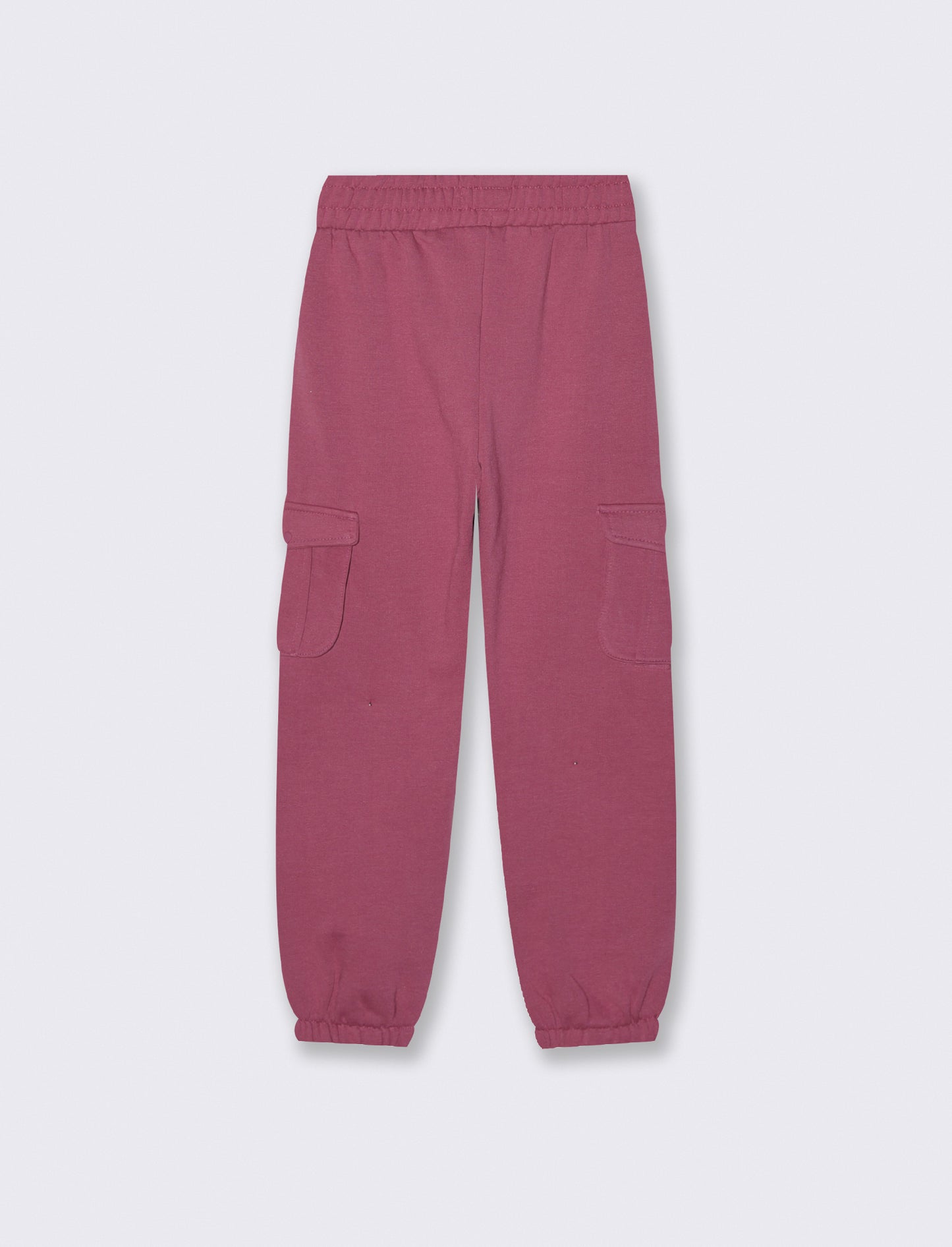Jogger da bambina dalla vestibilità comoda con tasconi laterali - Viola malva
