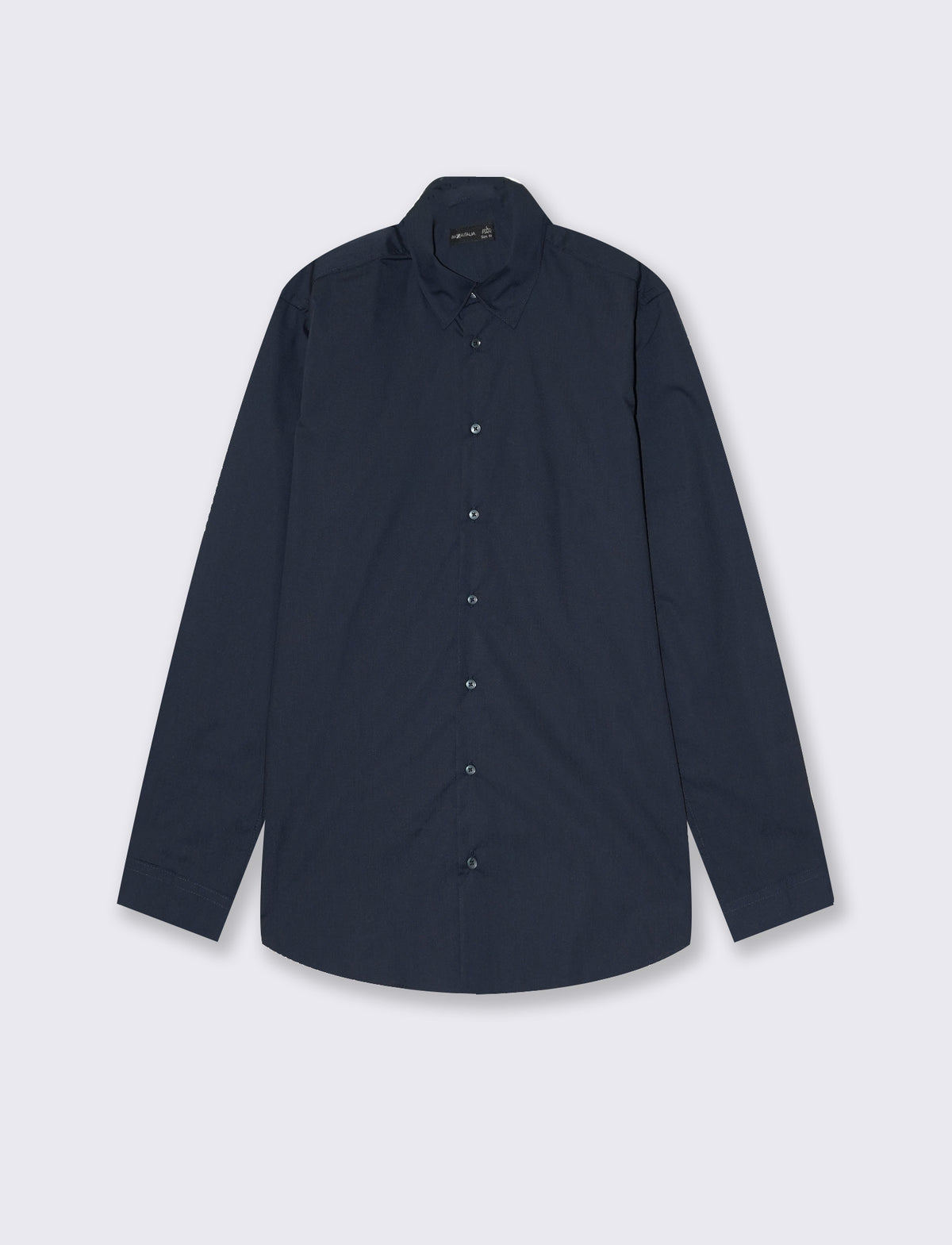CAMICIA BASIC SLIM FIT EASY IRON - Blu