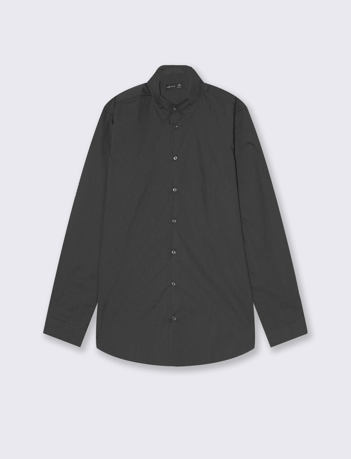 CAMICIA BASIC SLIM FIT EASY IRON - Grigio piombo