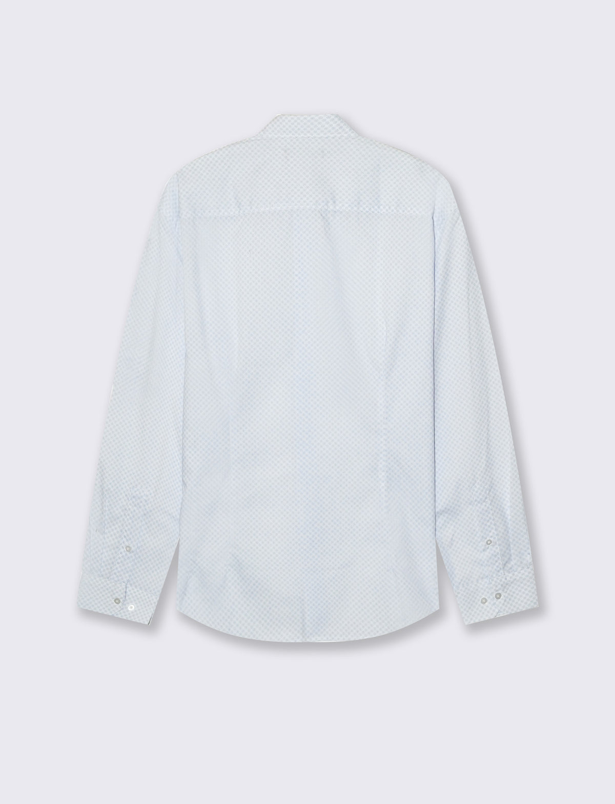 CAMICIA MICRO FANTASIA REGULAR FIT - Bianco