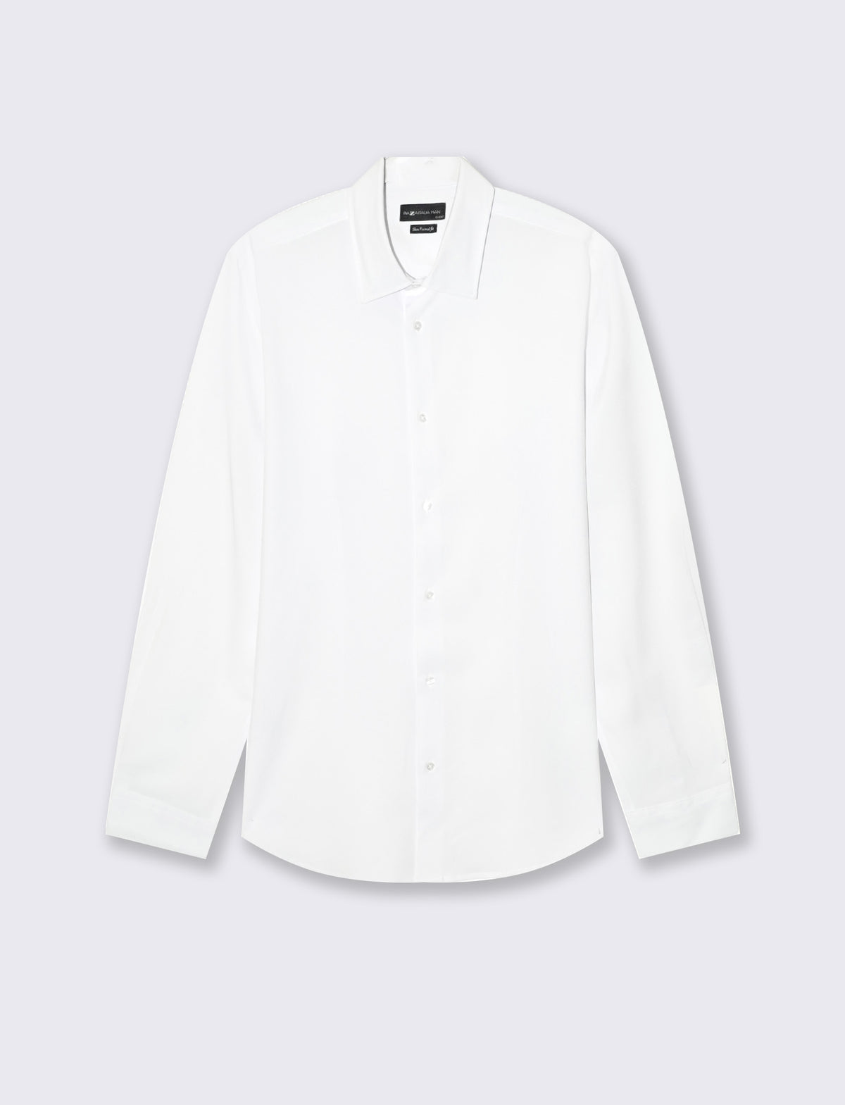 CAMICIA SLIM FIT TESSUTO TECNICO - Bianco
