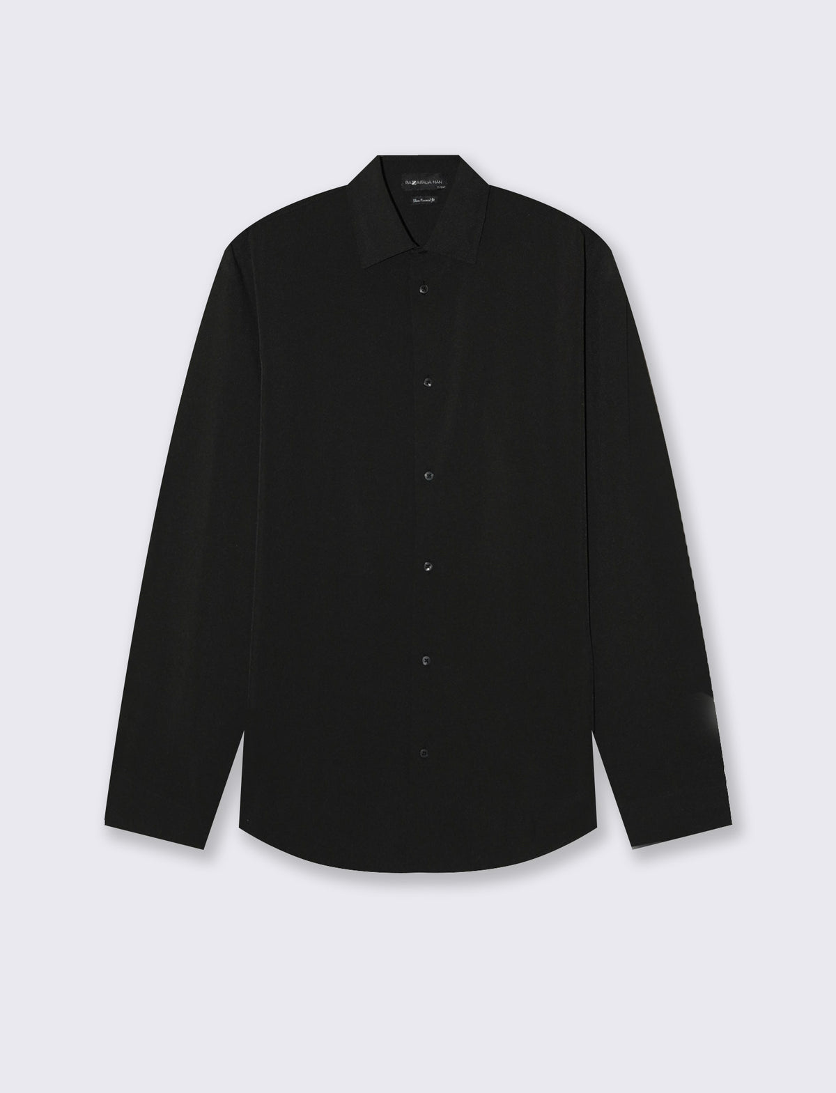 CAMICIA SLIM FIT TESSUTO TECNICO - Nero