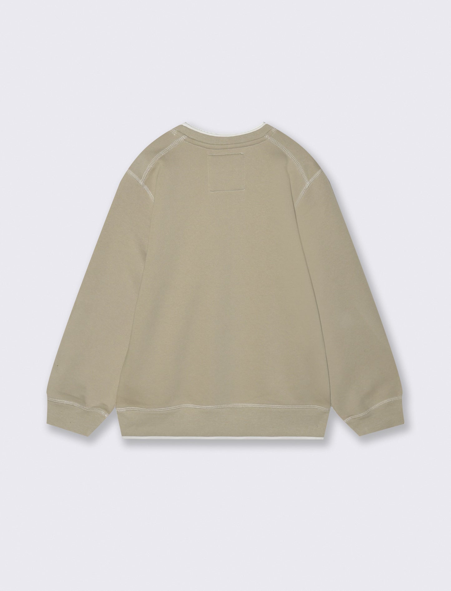 FELPA GIROCOLLO - Beige