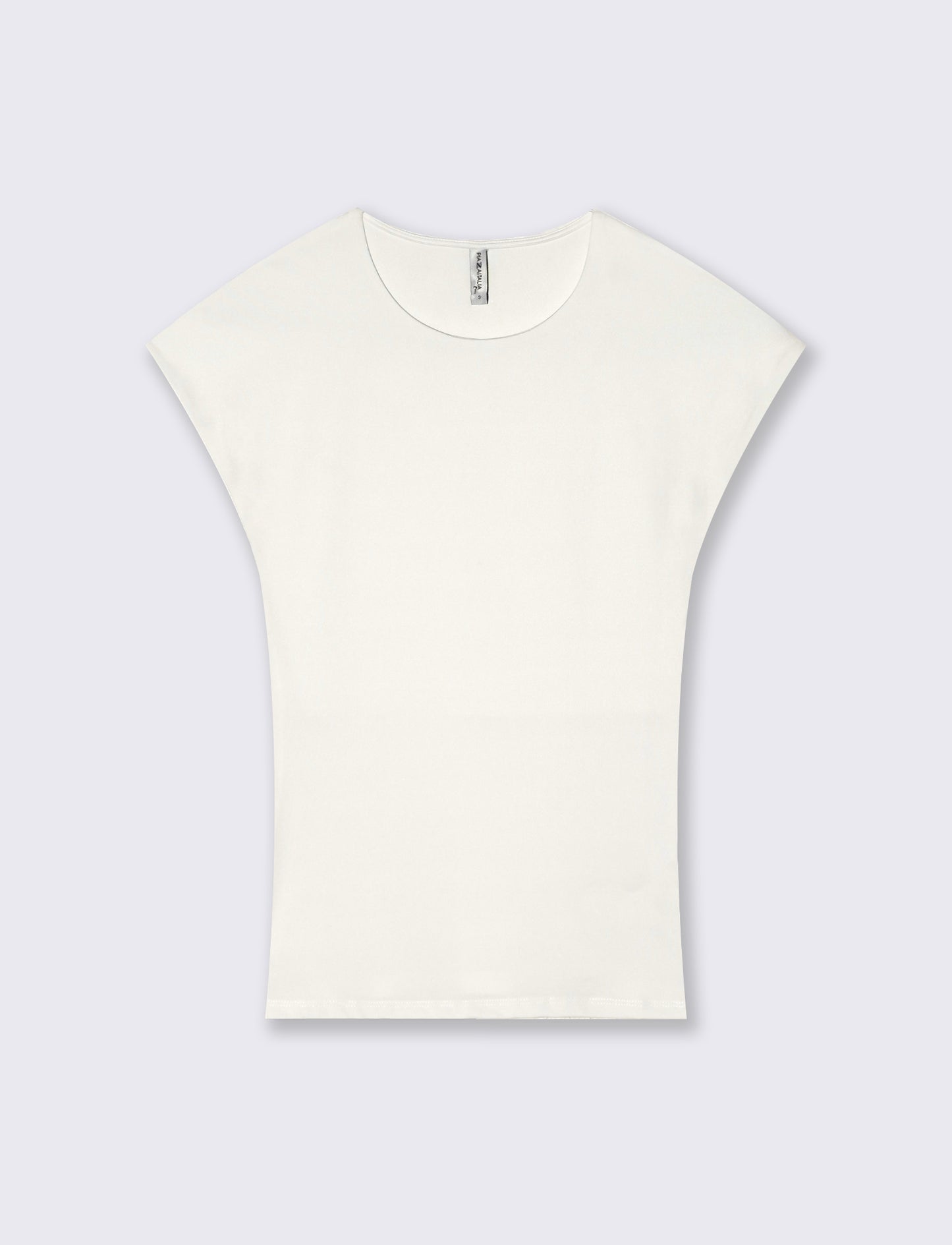 T-Shirt Manica Ad Aletto Basic - Bianco latte
