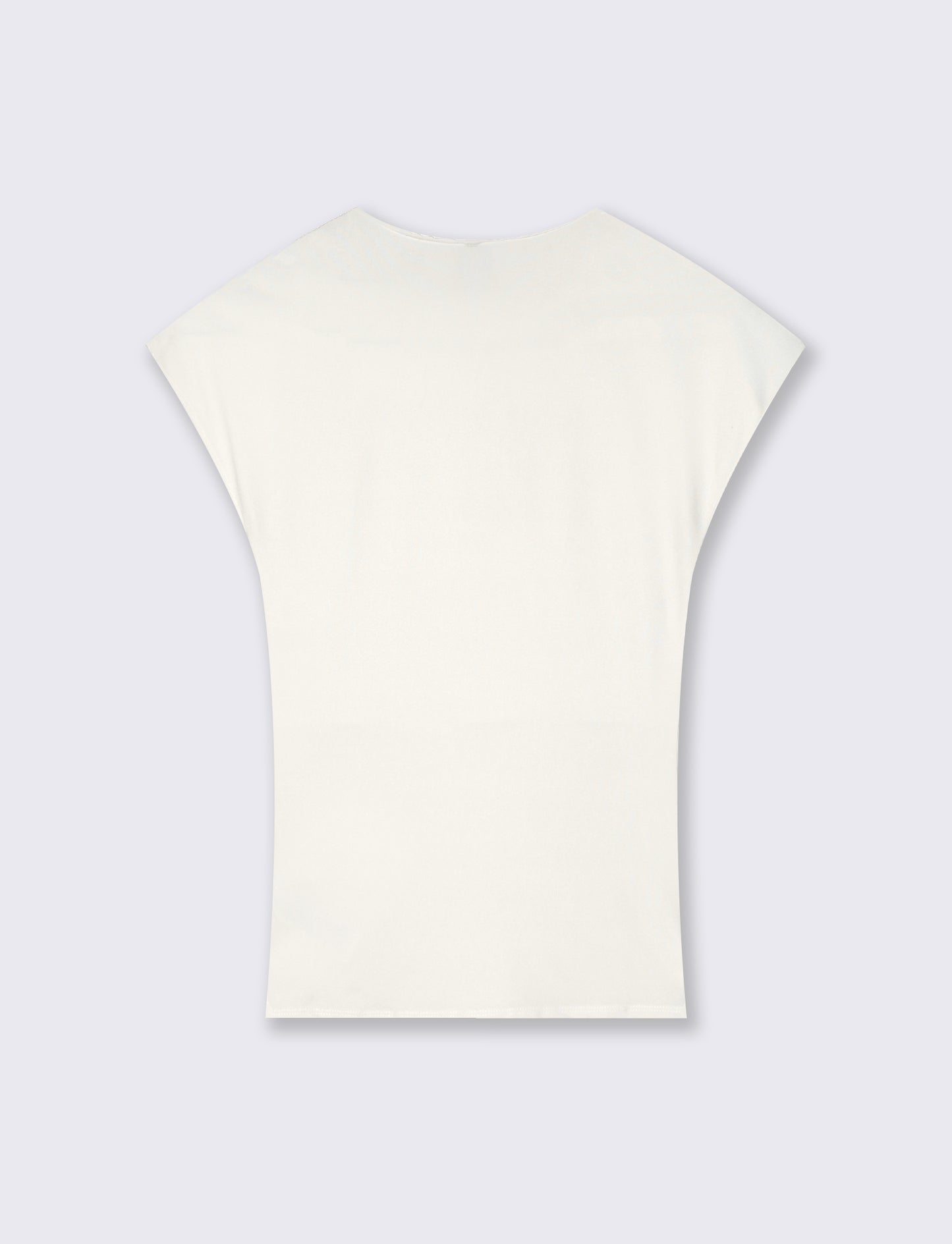 T-Shirt Manica Ad Aletto Basic - Bianco latte
