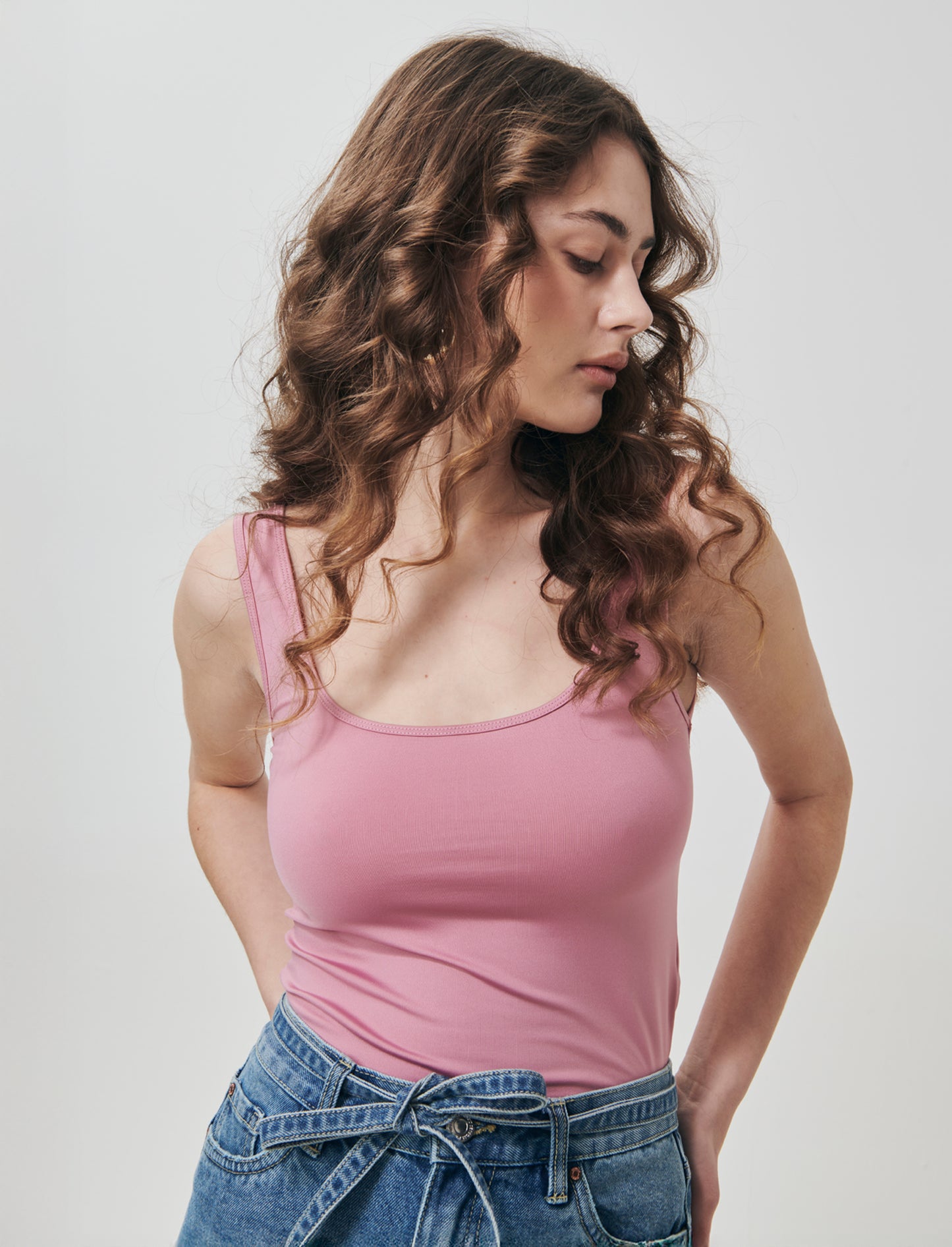 Body Sleeveless and Basic Body - Pink