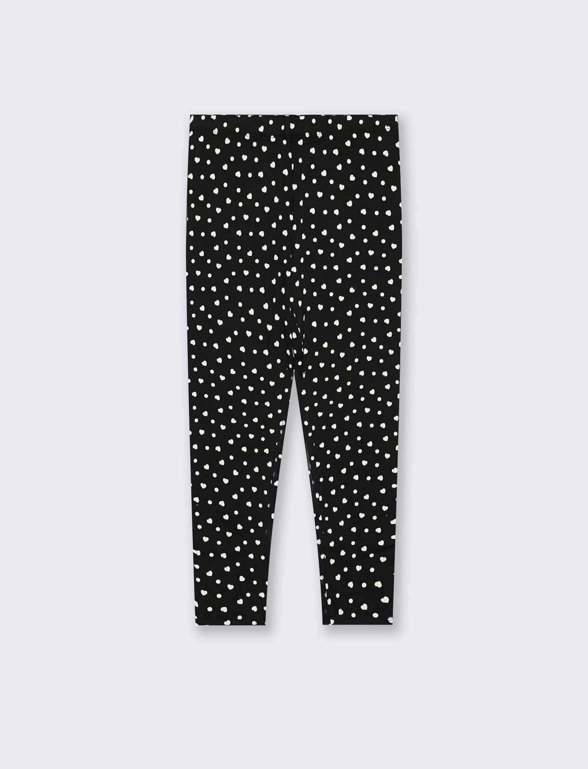 Leggings lungo con stampa all over - Nero