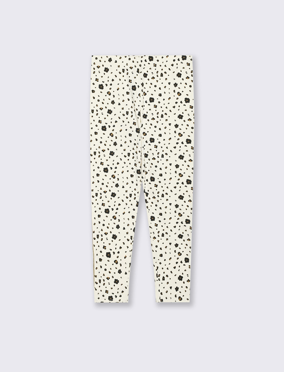 Leggings lungo con stampa all over - Beige