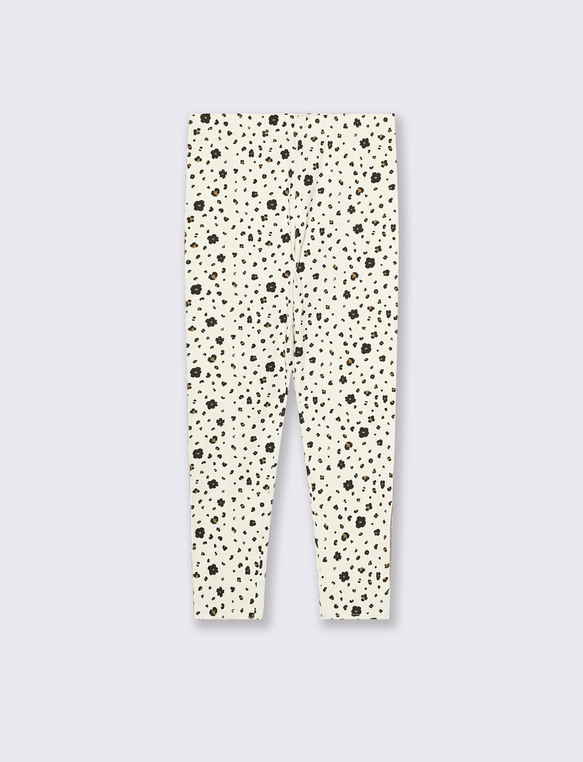 Leggings lungo con stampa all over - Beige