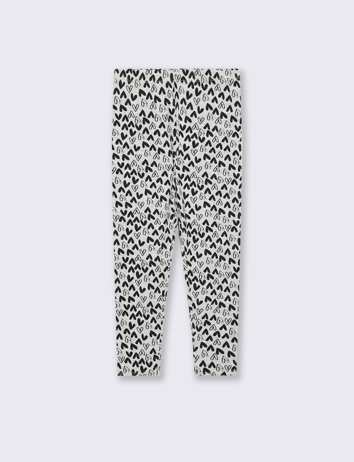 Leggings lungo con stampa all over - Grigio