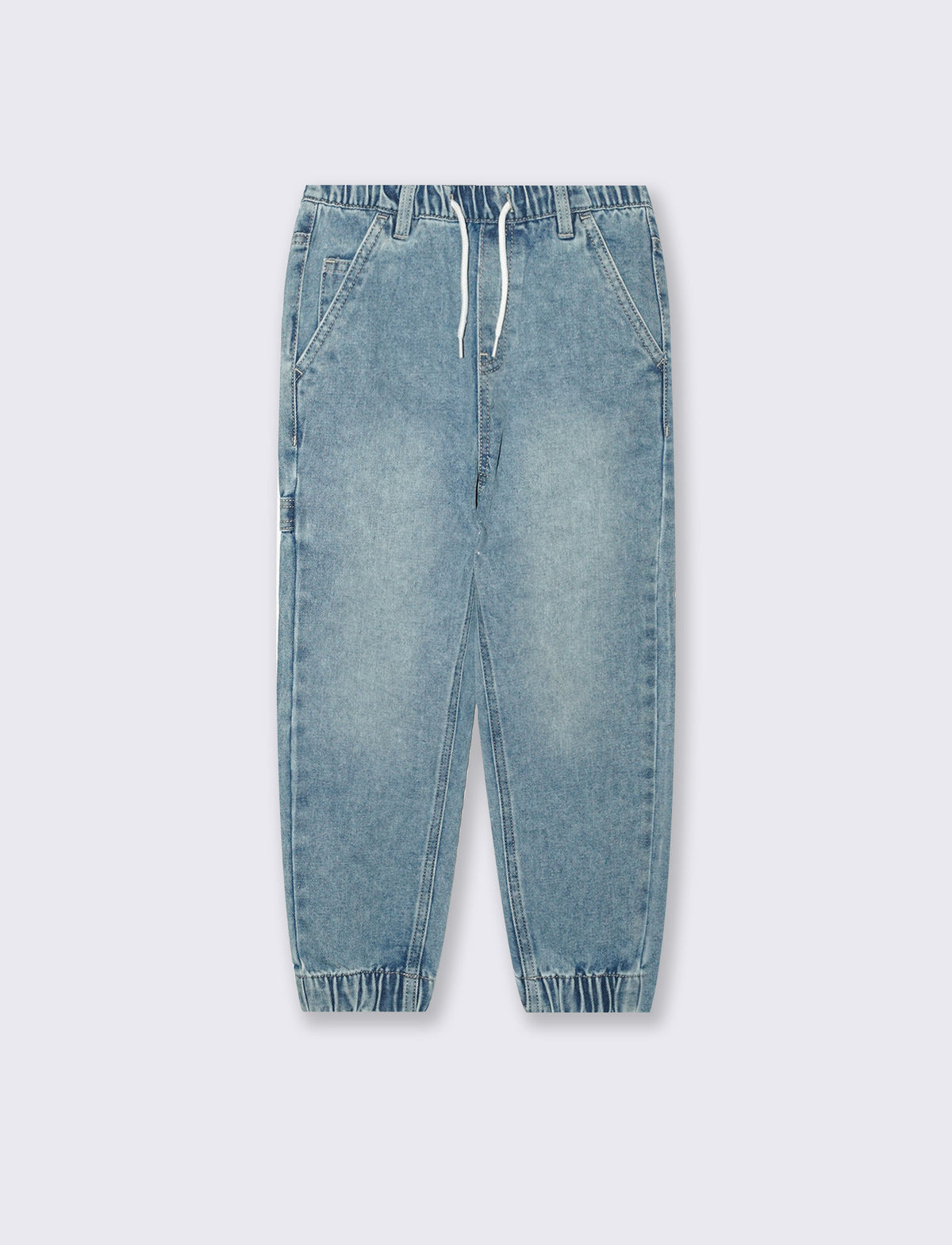 Jogger in denim. - Denim chiaro