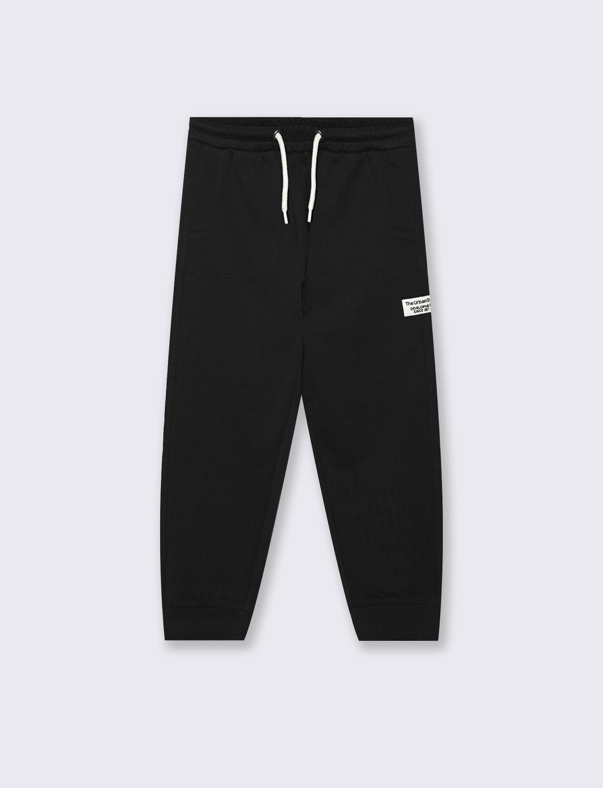 Pantalone basic tinta unita. - Nero