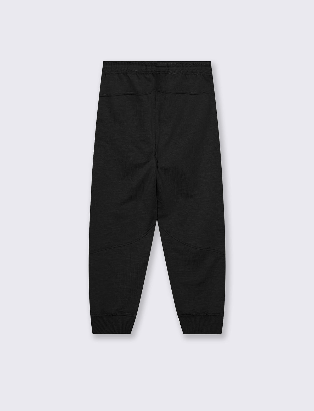 Jogger  in felpa fiammata - Nero