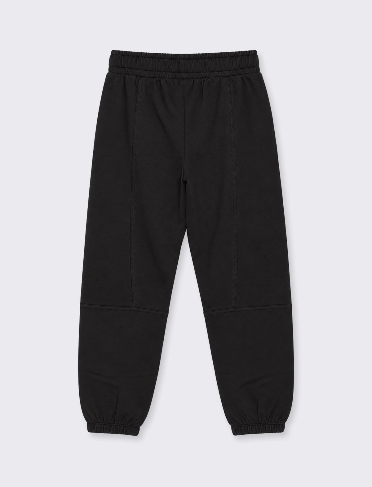 Pantalone in felpa da bambina. - Nero