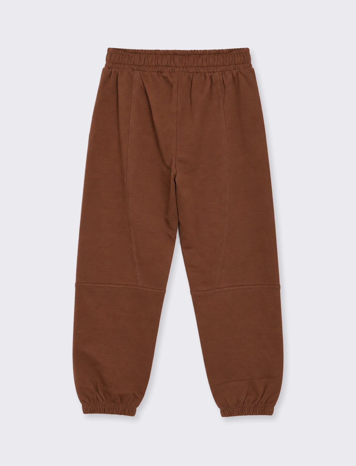 Pantalone in felpa da bambina. - Marrone