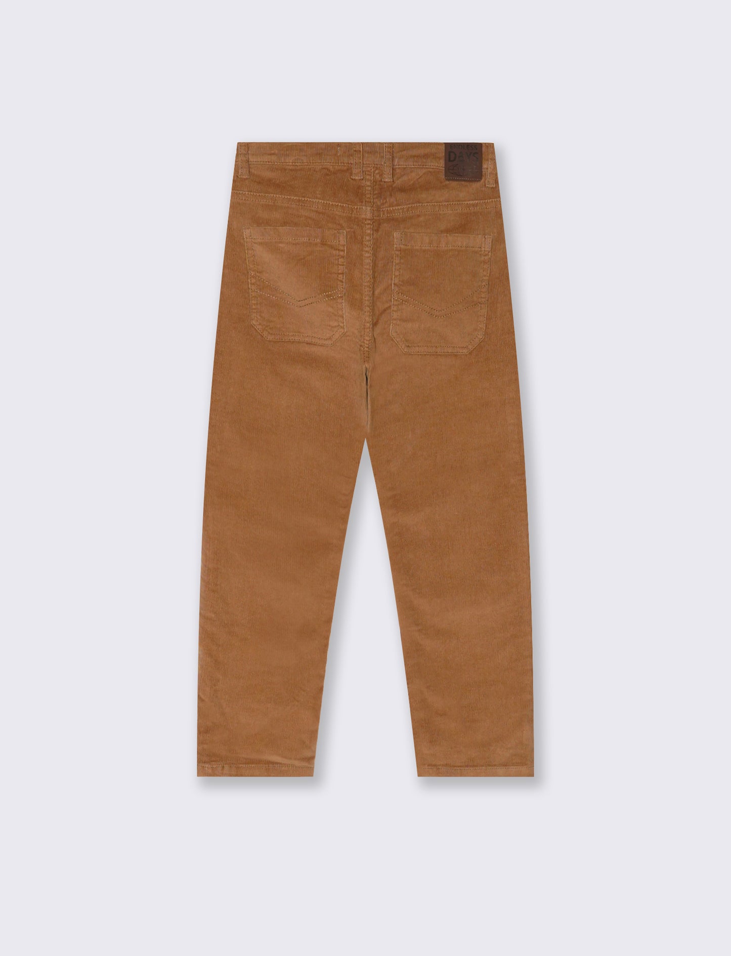 Pantalone 5 tasche in velluto a coste. - Beige