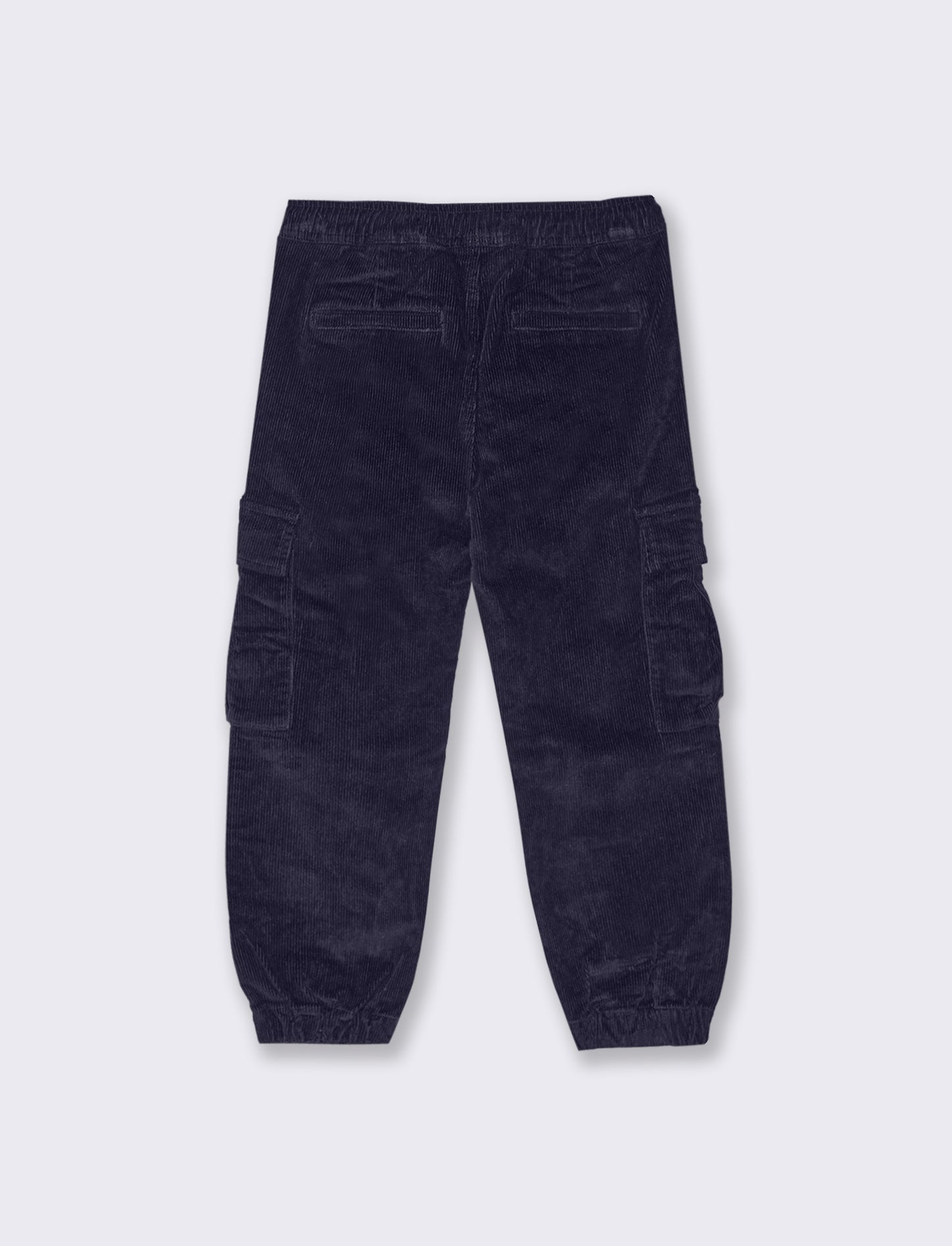 Jogger in velluto a coste. - Blu