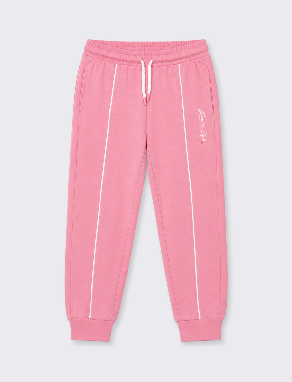 Jogger in jersey. - Rosa candy