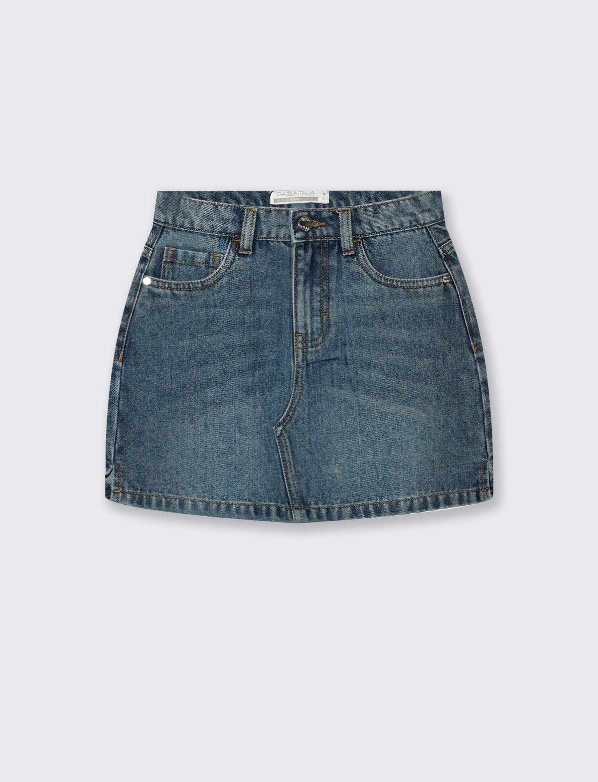 Gonna in denim 100% cotone. - Denim