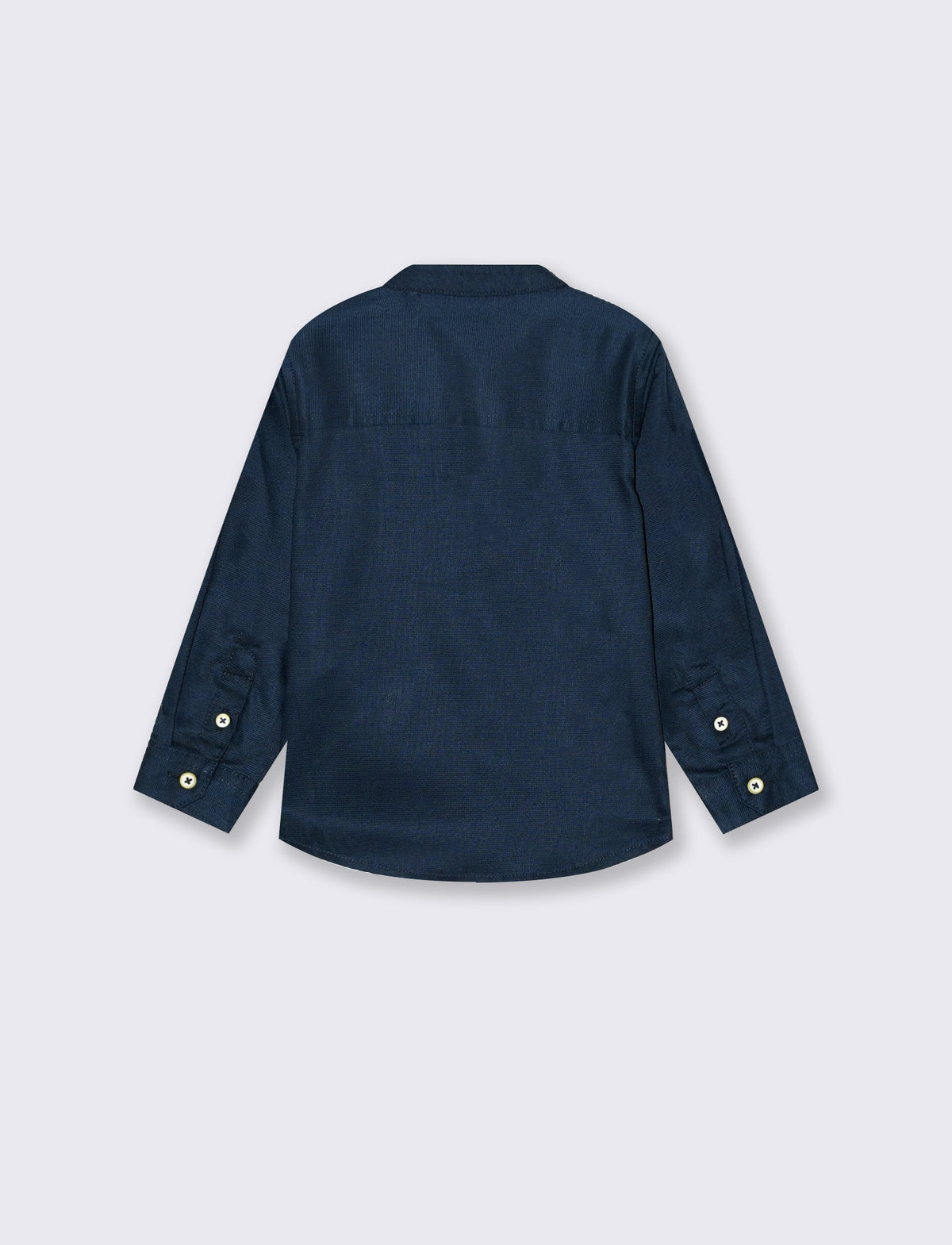 Camicia modello alla coreana - Blu