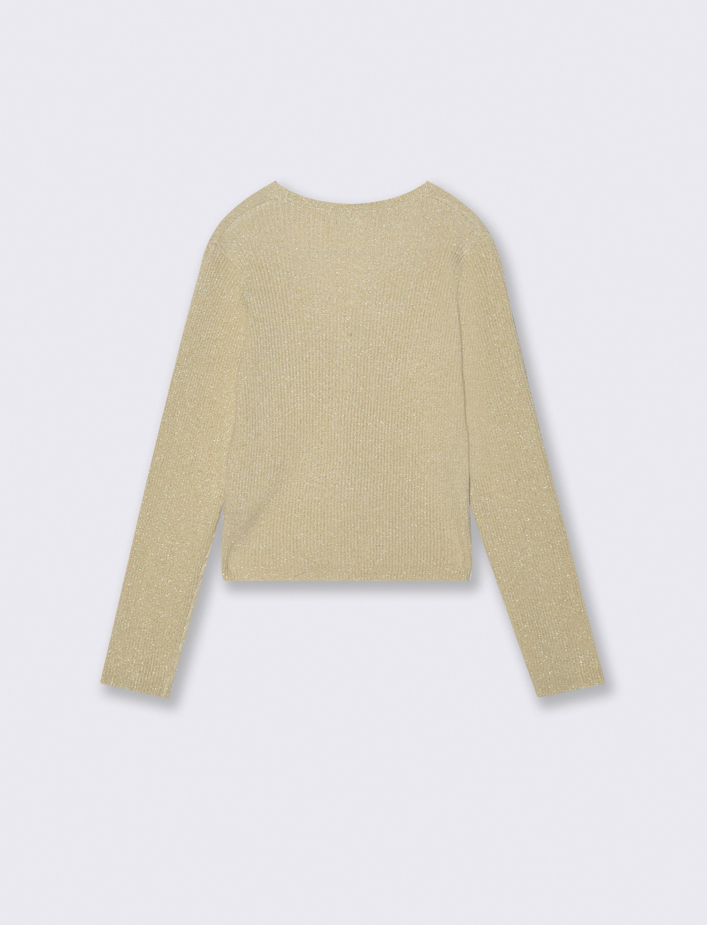 Maglia cardigan scollo a V - Beige