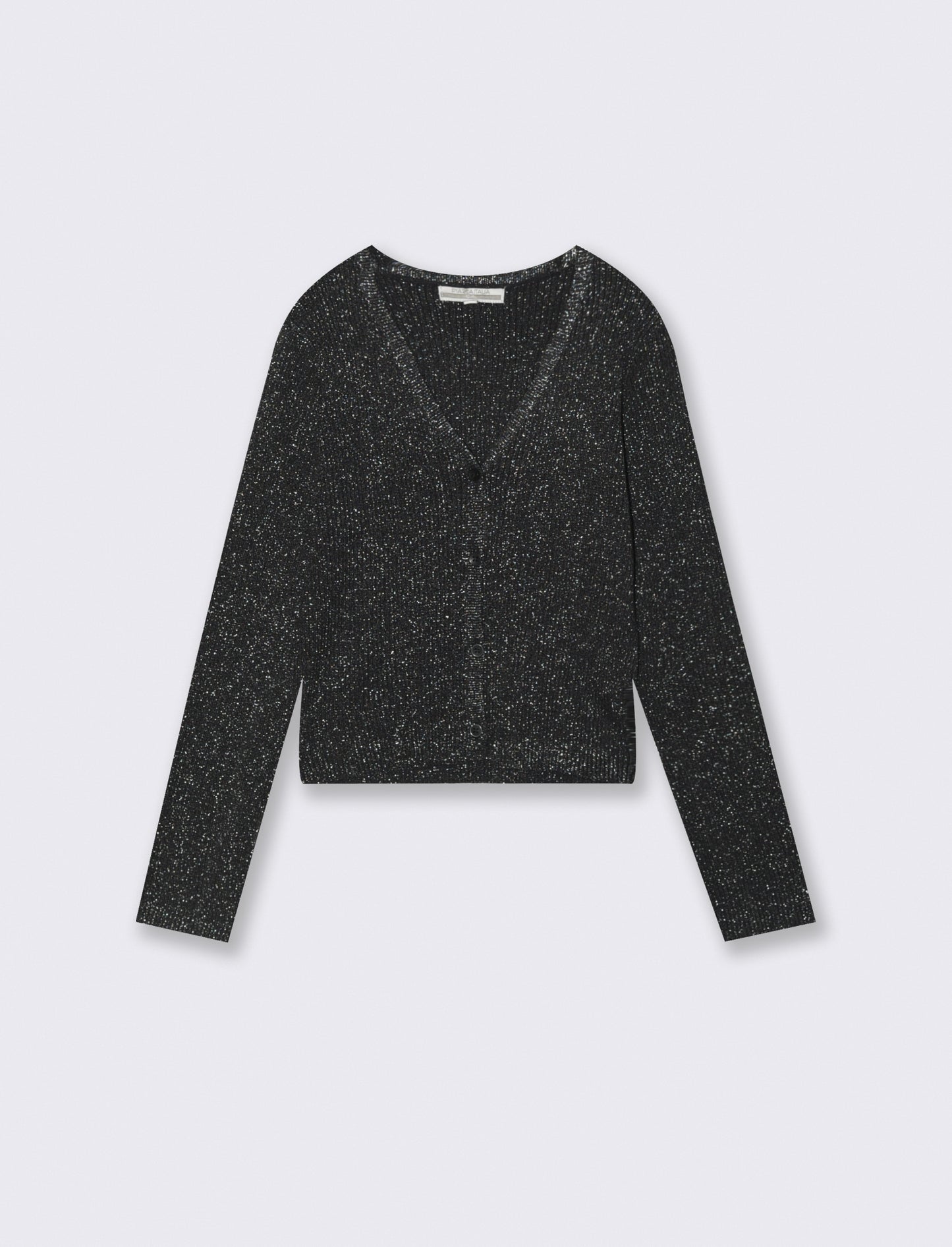 Maglia cardigan scollo a V - Nero