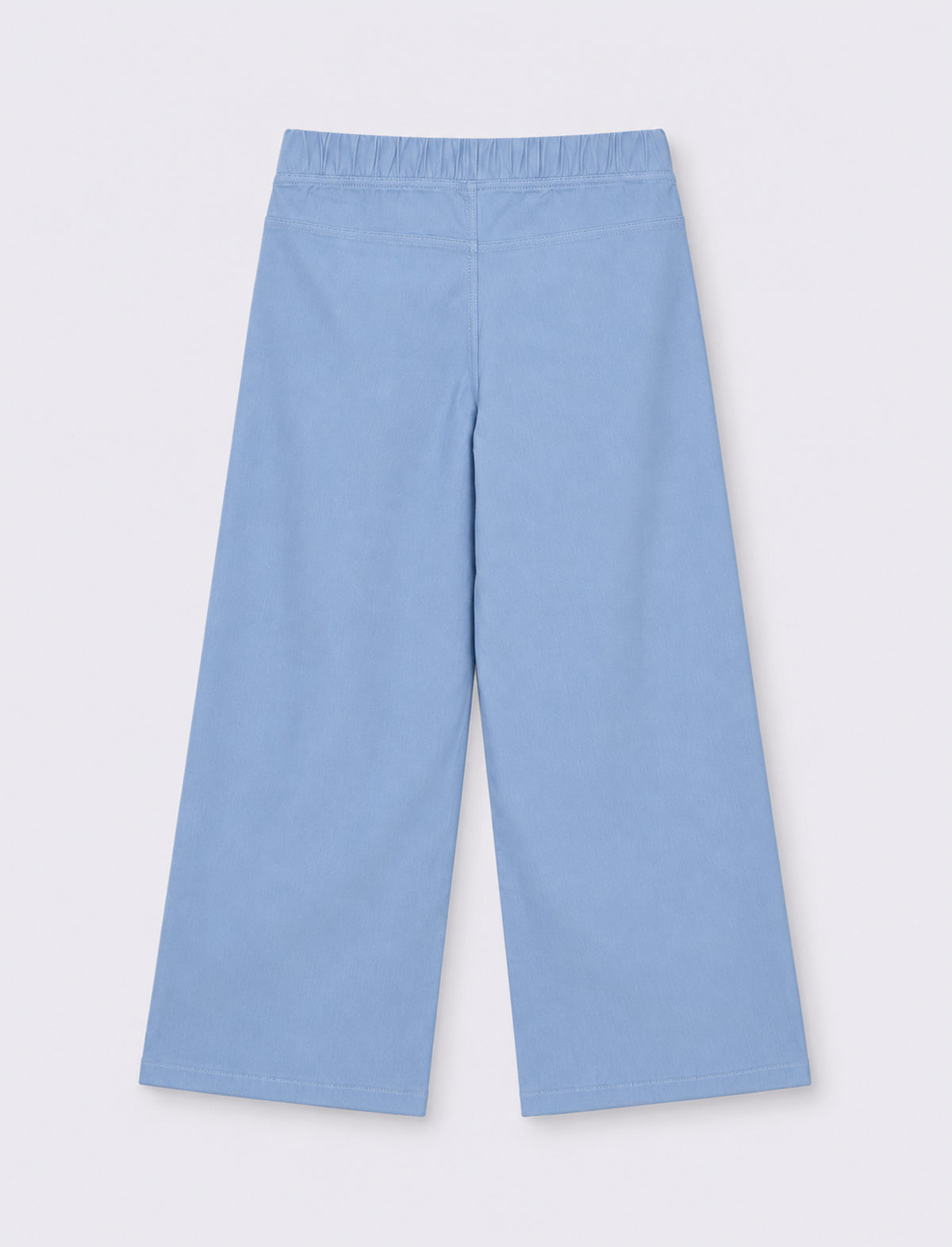 Pantalone gamba ampia - Azzurro