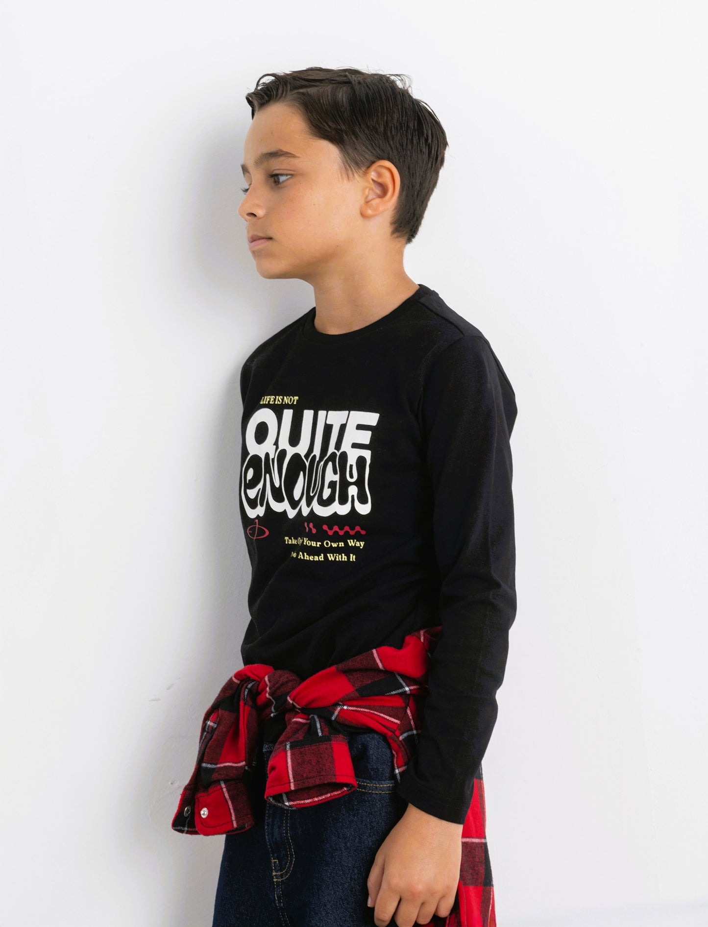 T-SHIRT MANICA LUNGA - Nero